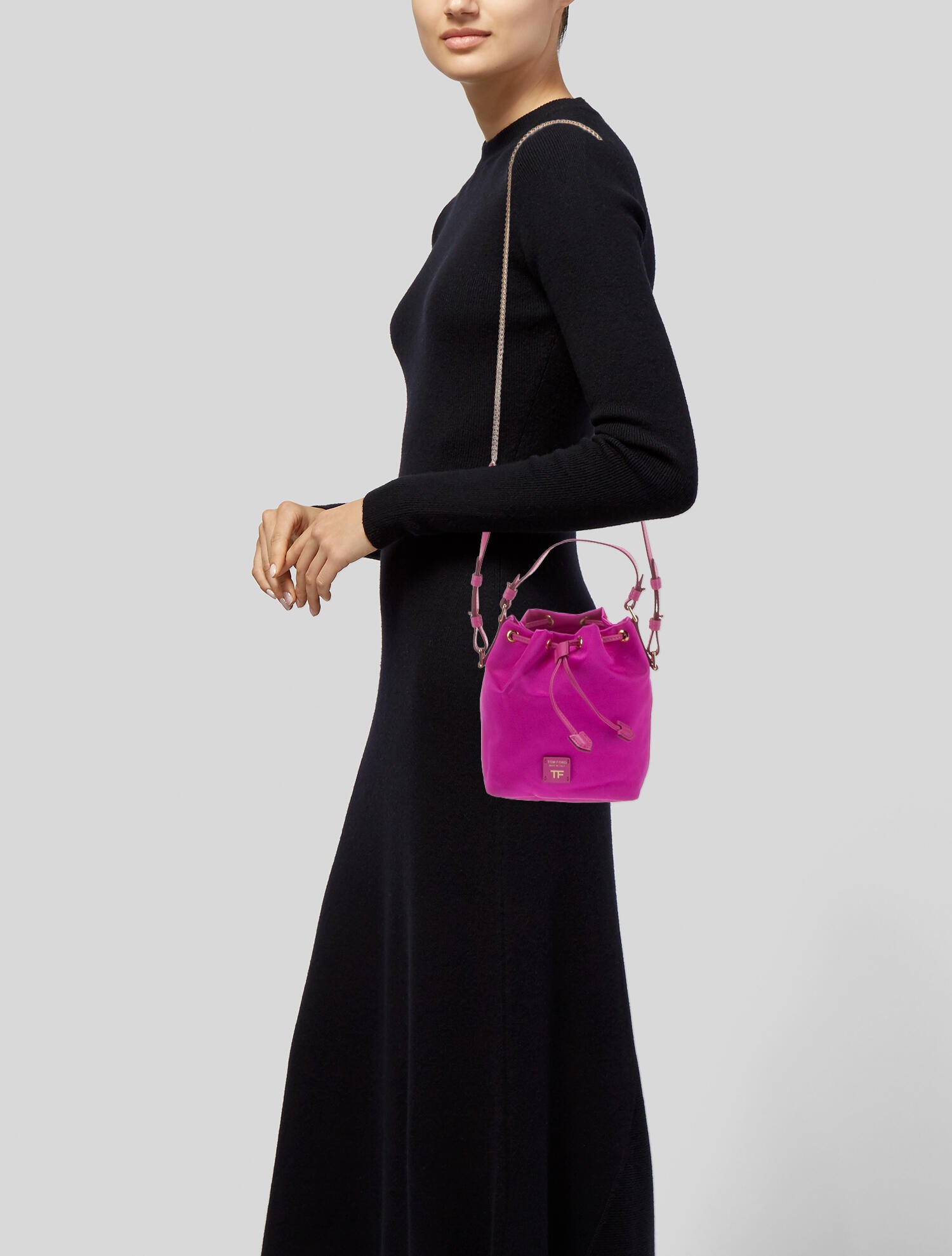 Tom Ford Satin Bucket Bag