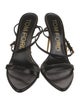 Tom Ford Leather Chain-Link Accents Slingback Sandals