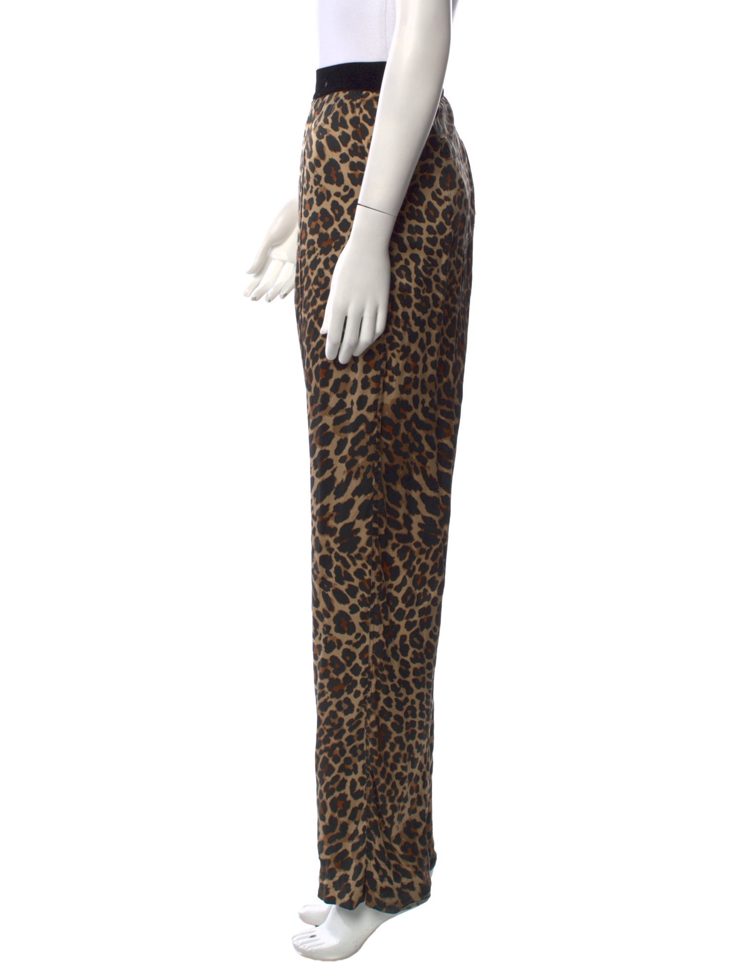 Tom Ford Animal Print Straight Leg Pants