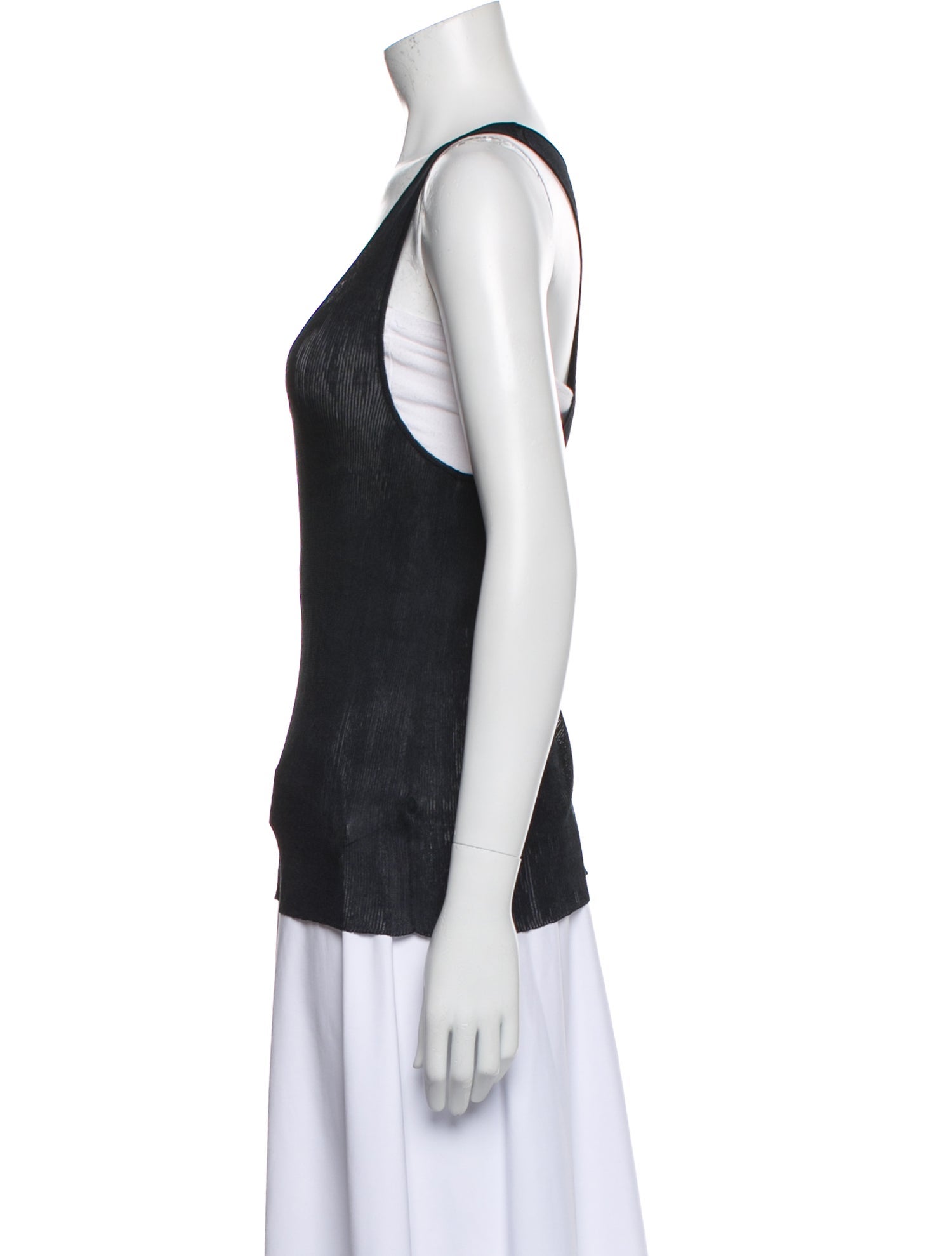 Tom Ford Silk Scoop Neck Top