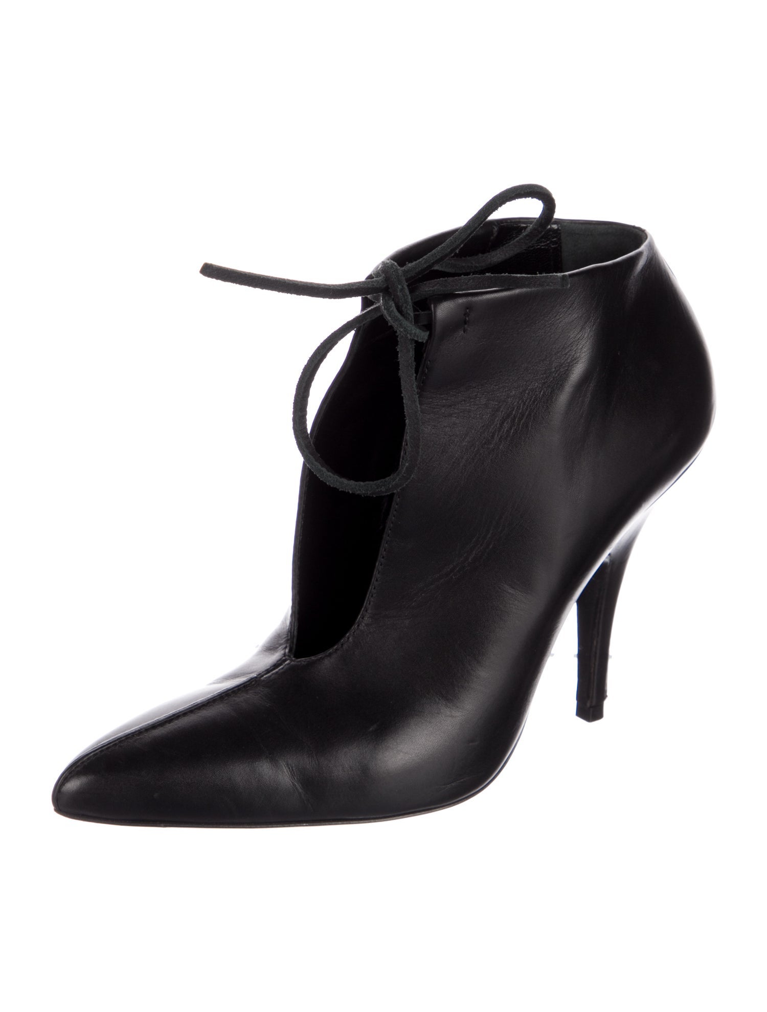 Tom Ford Leather Lace-Up Boots