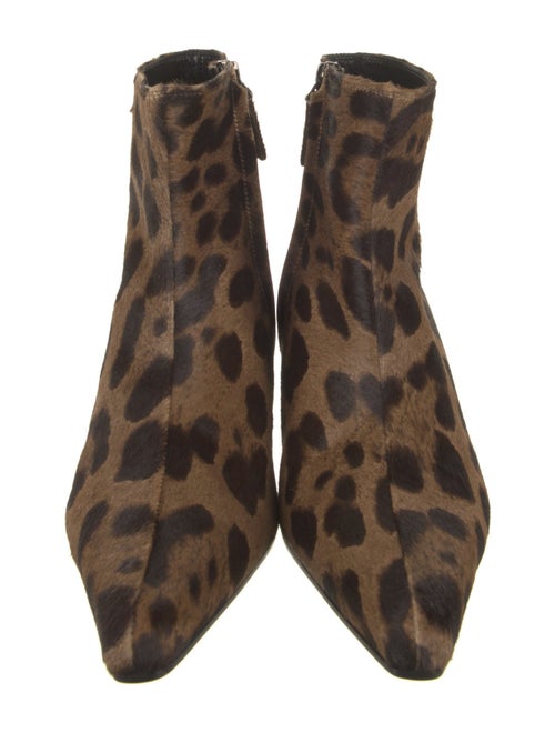 Tom Ford Ponyhair Animal Print Boots