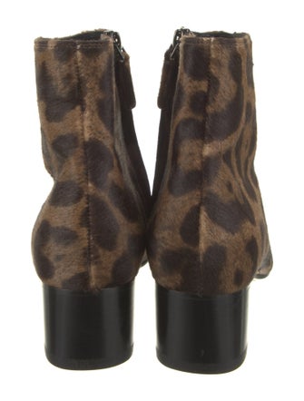 Tom Ford Ponyhair Animal Print Boots