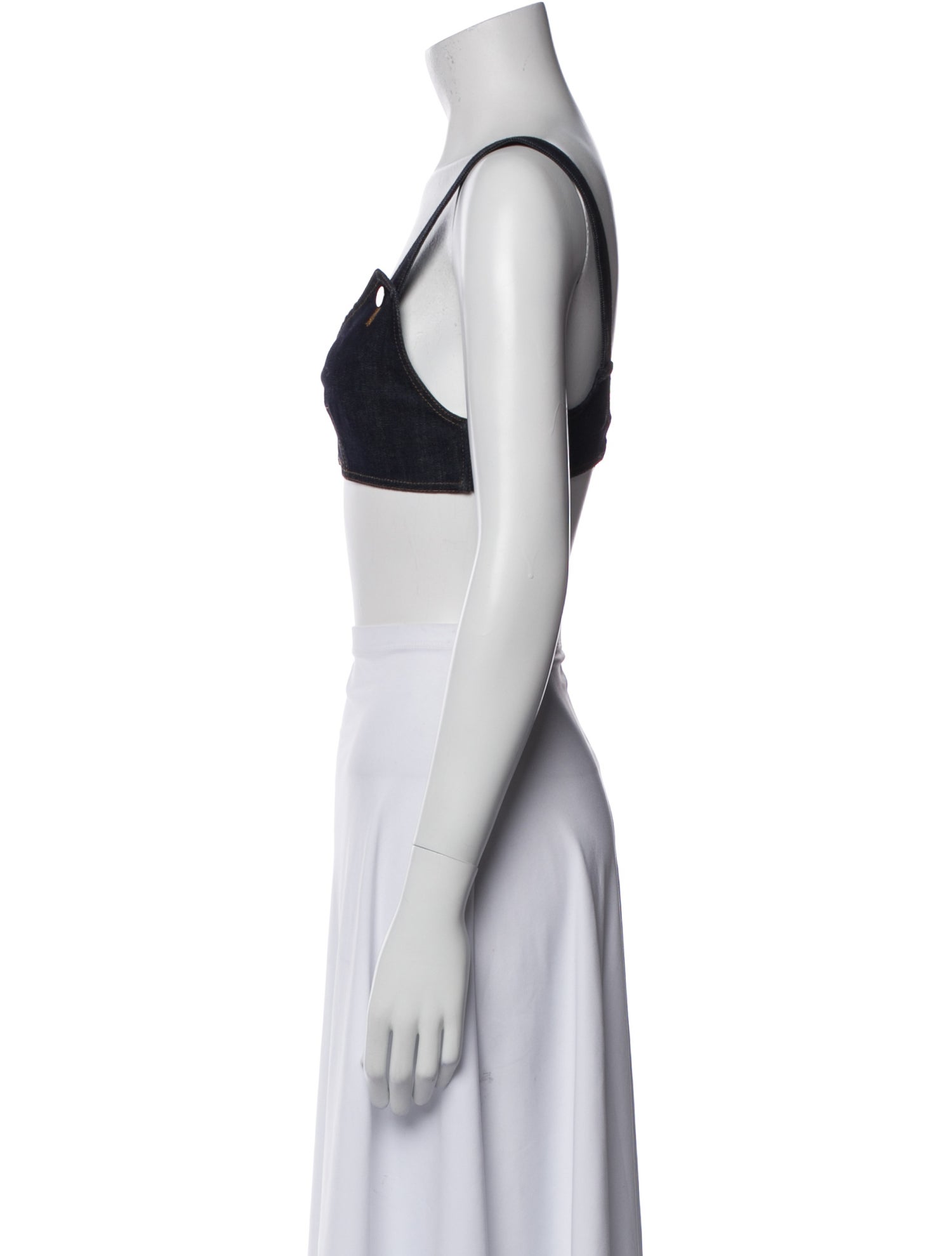 Tom Ford V-Neck Sleeveless Crop Top