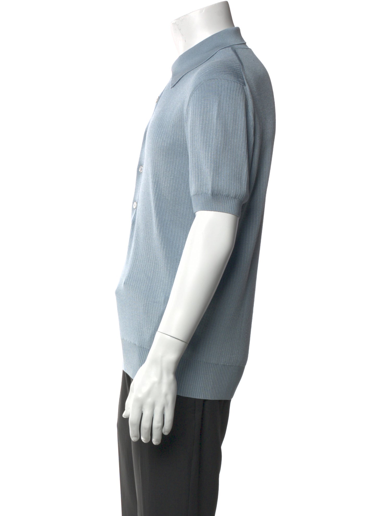 Tom Ford Silk V-Neck Polo Shirt