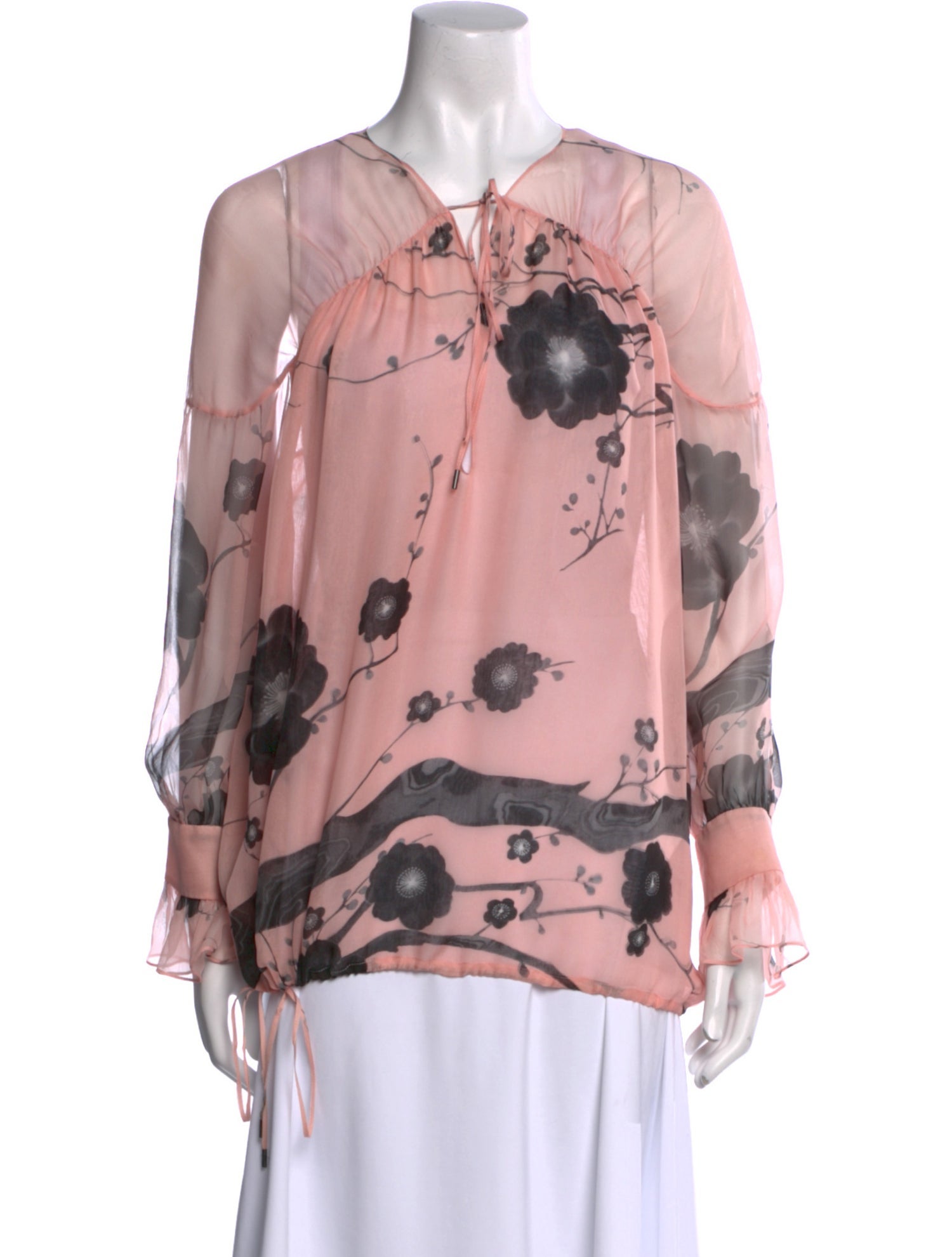 Tom Ford Silk Printed Blouse