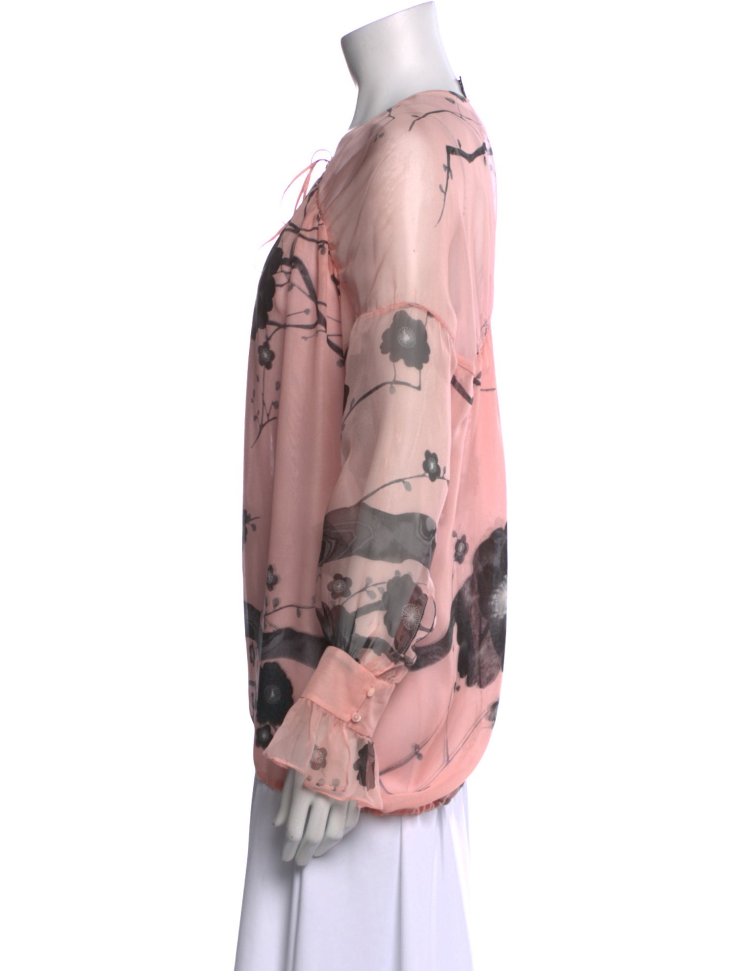 Tom Ford Silk Printed Blouse