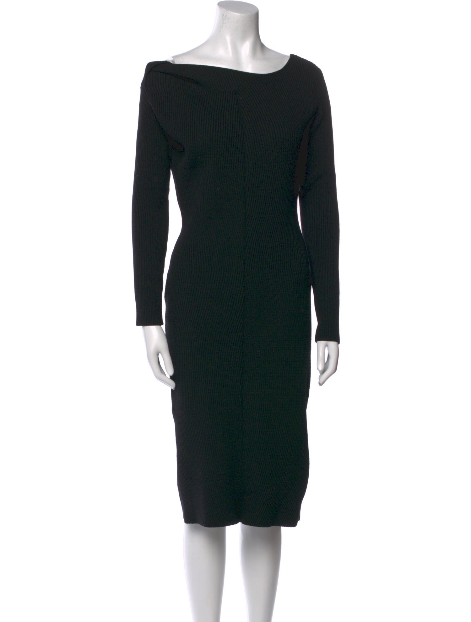 Tom Ford Virgin Wool Midi Length Dress