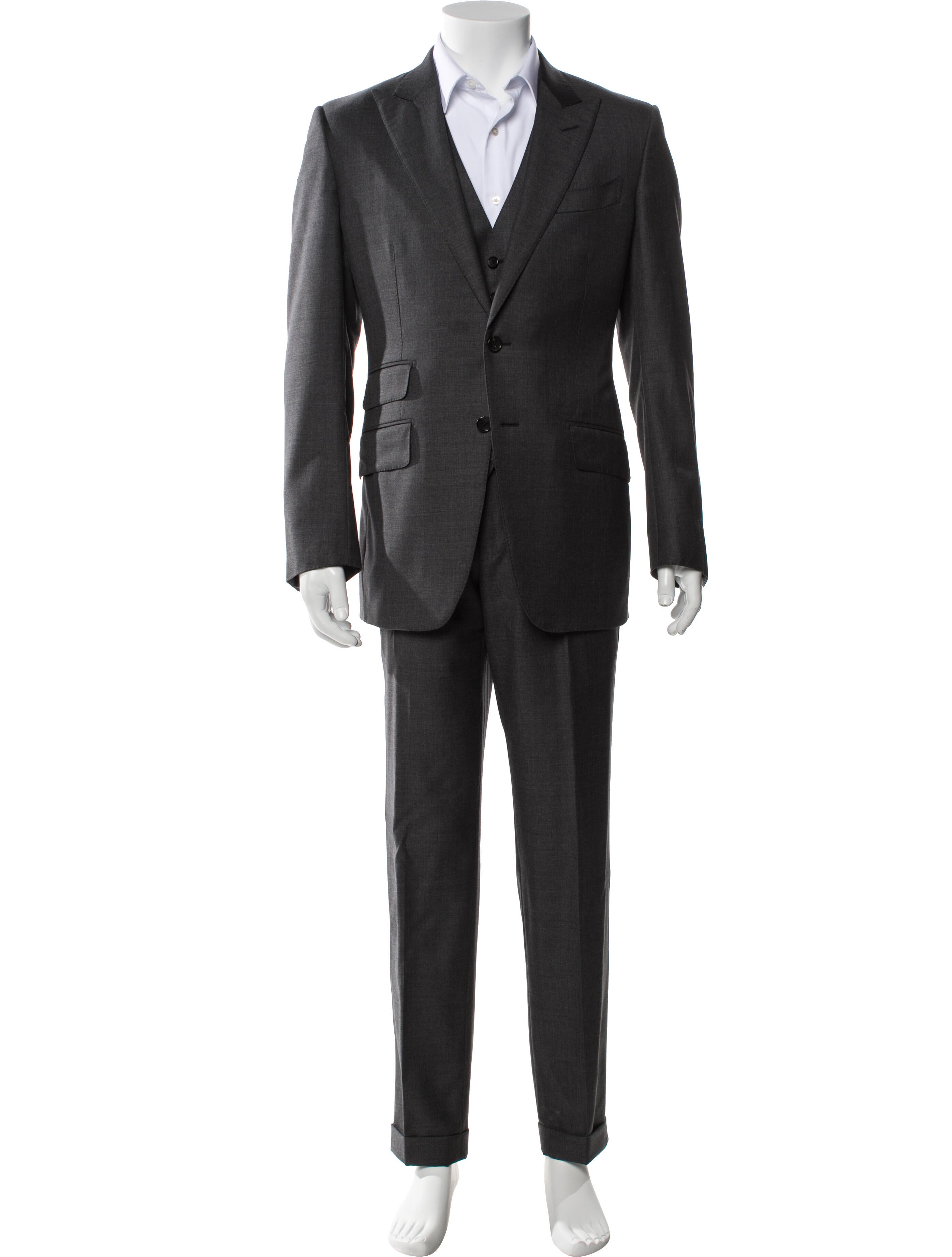 Tom Ford Wool Three-Piece Suit