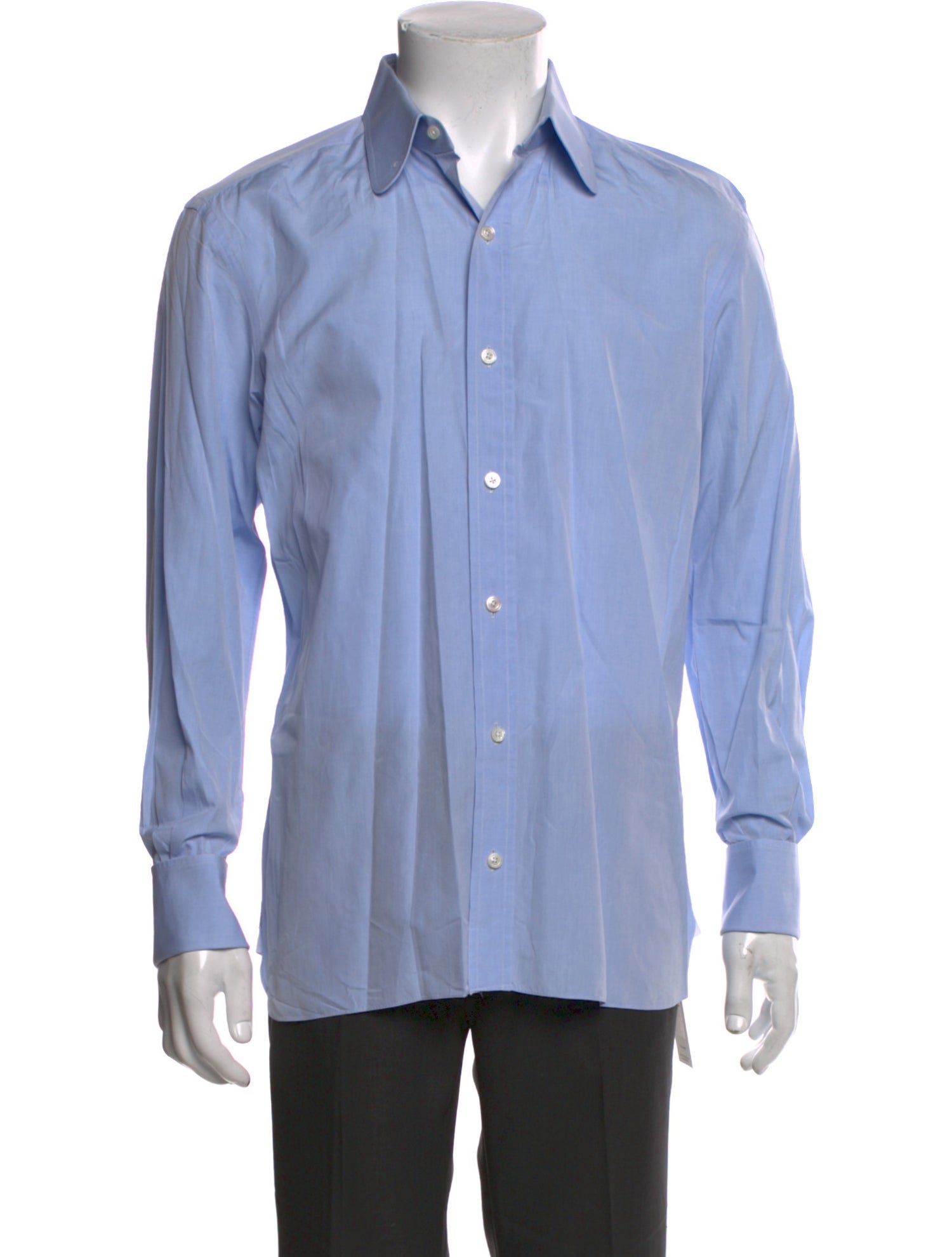 Tom Ford Striped Long Sleeve Dress Shirt