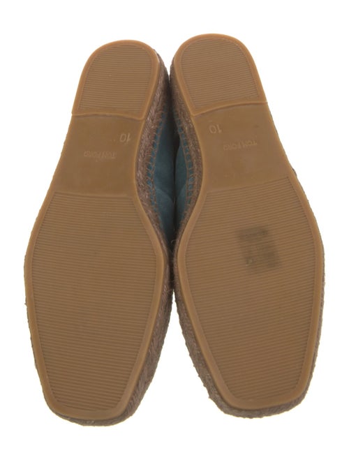 Tom Ford Suede Whipstitch Trim Espadrilles