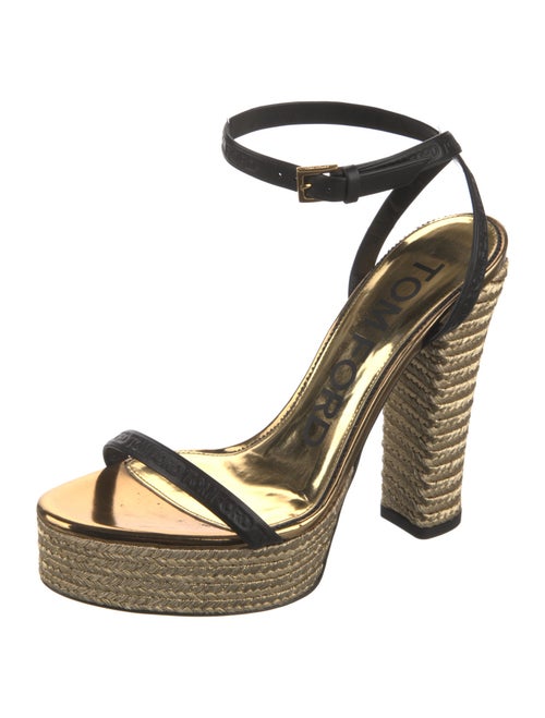 Tom Ford Leather Espadrilles