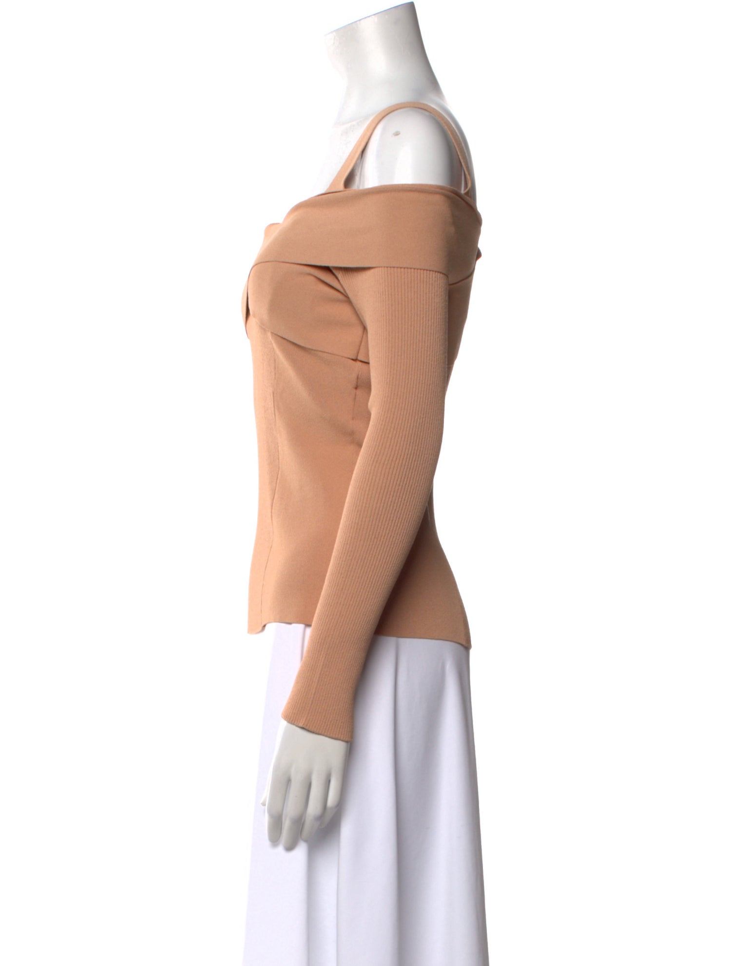 Tom Ford Square Neckline Long Sleeve Top