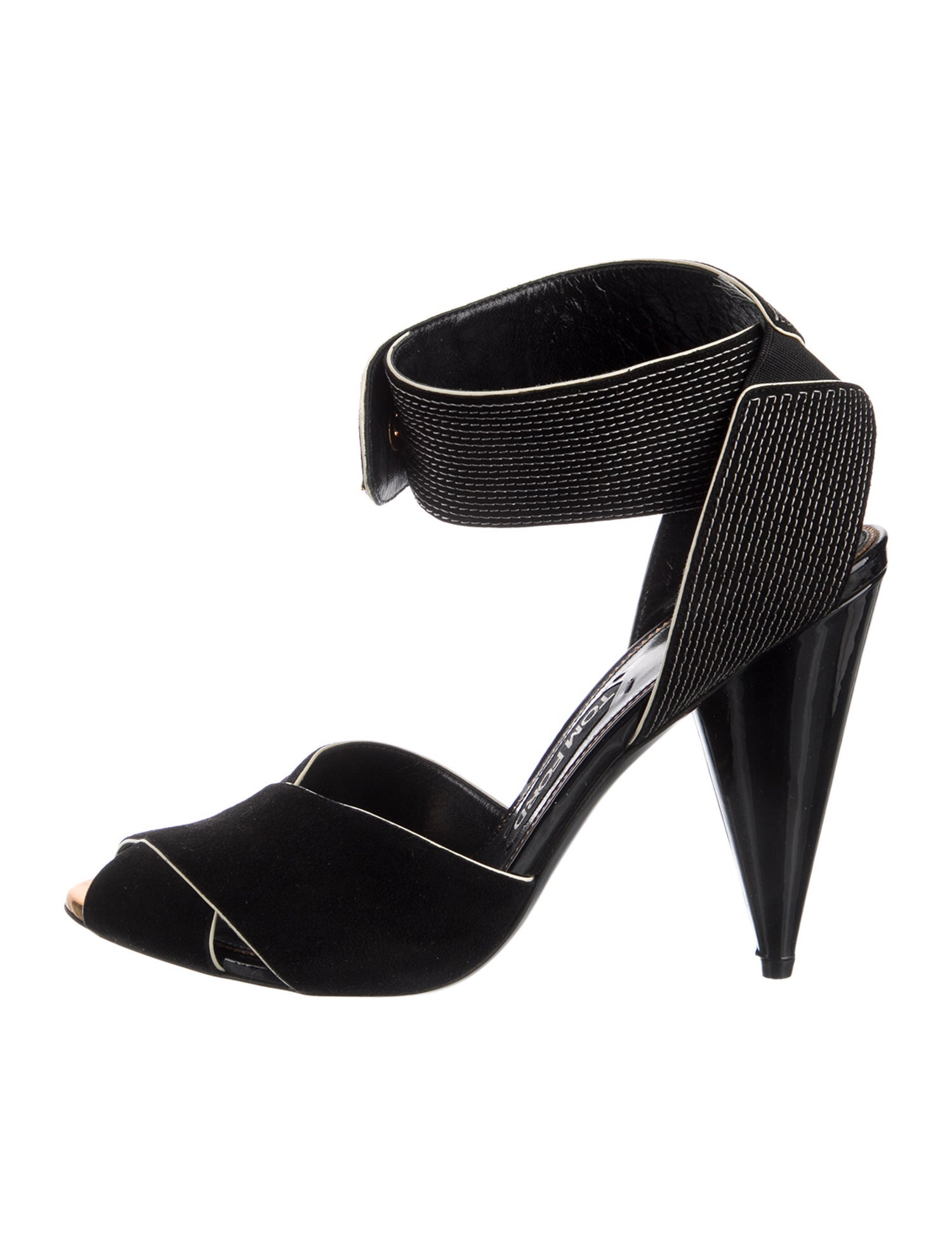 Tom Ford Suede D'Orsay Pumps