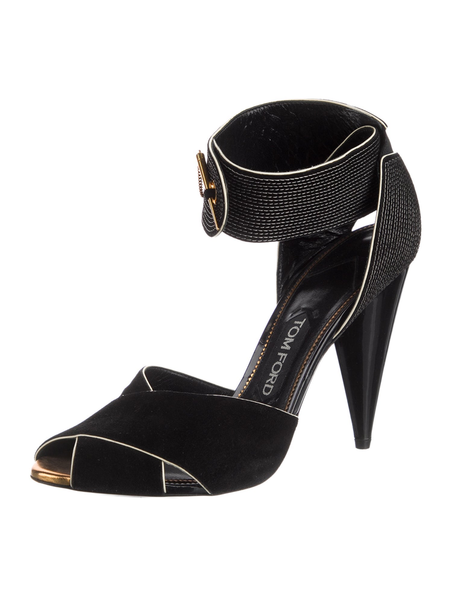 Tom Ford Suede D'Orsay Pumps