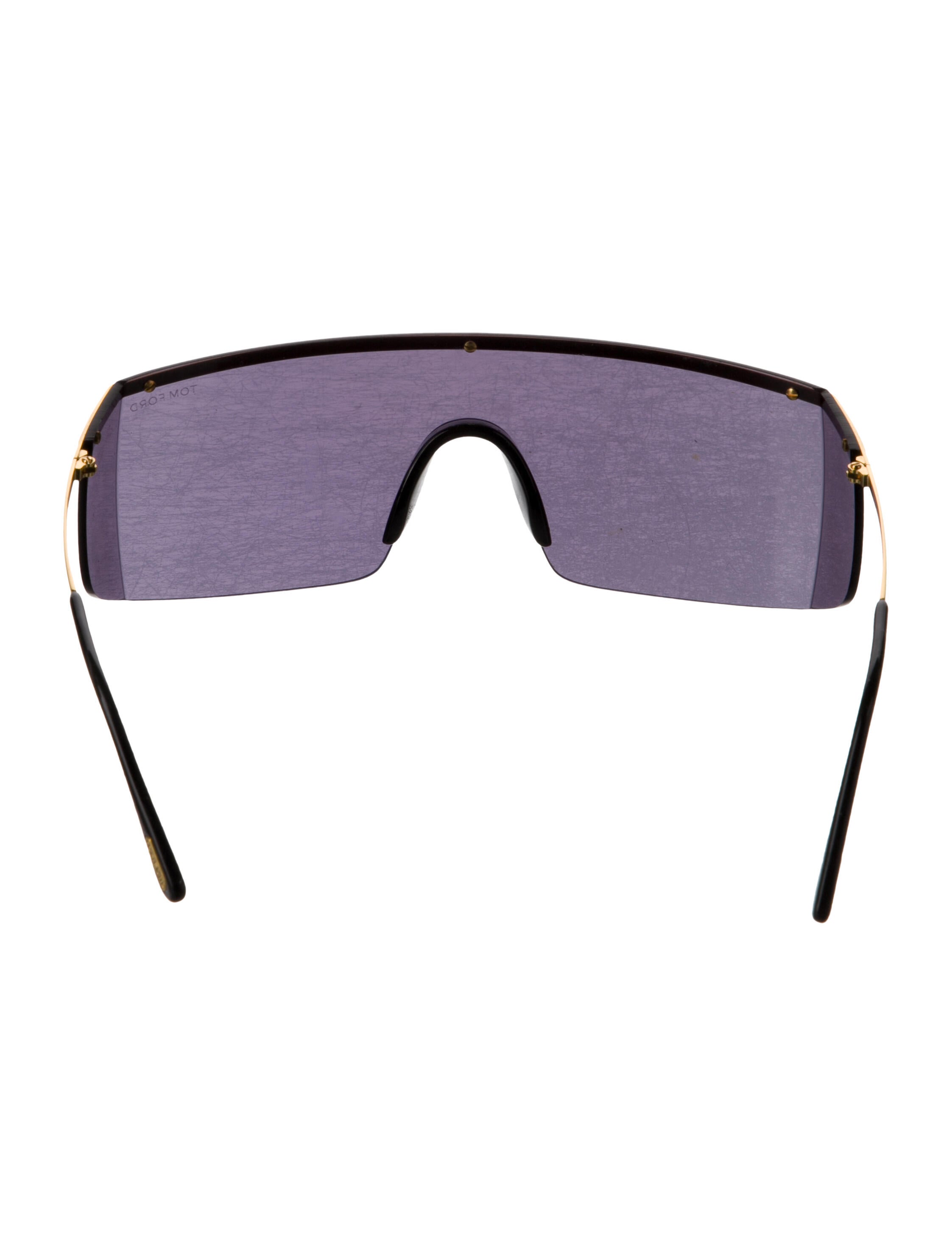 Tom Ford Shield Mirrored Sunglasses
