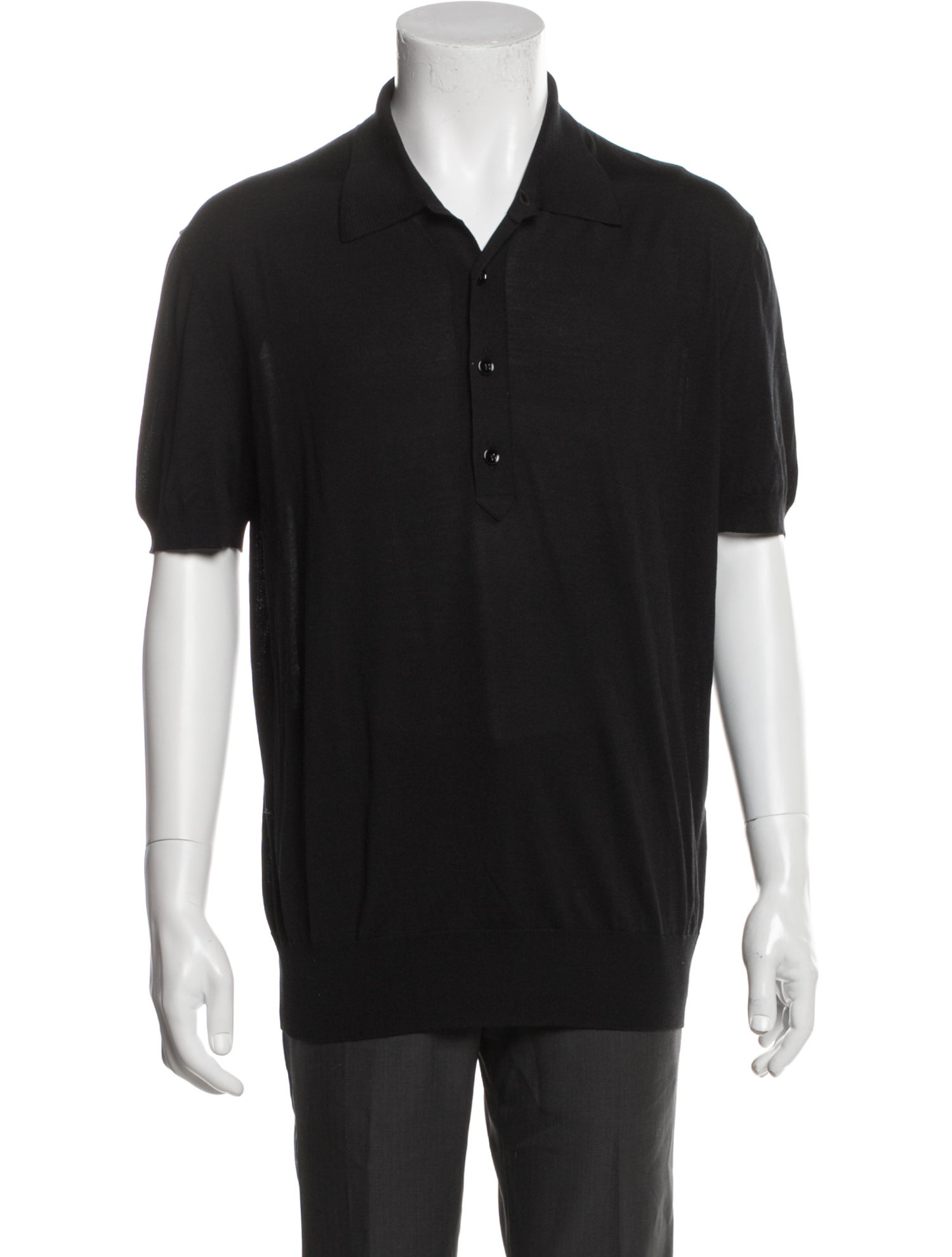 Tom Ford Collar Short Sleeve Polo Sweater w/ Tags