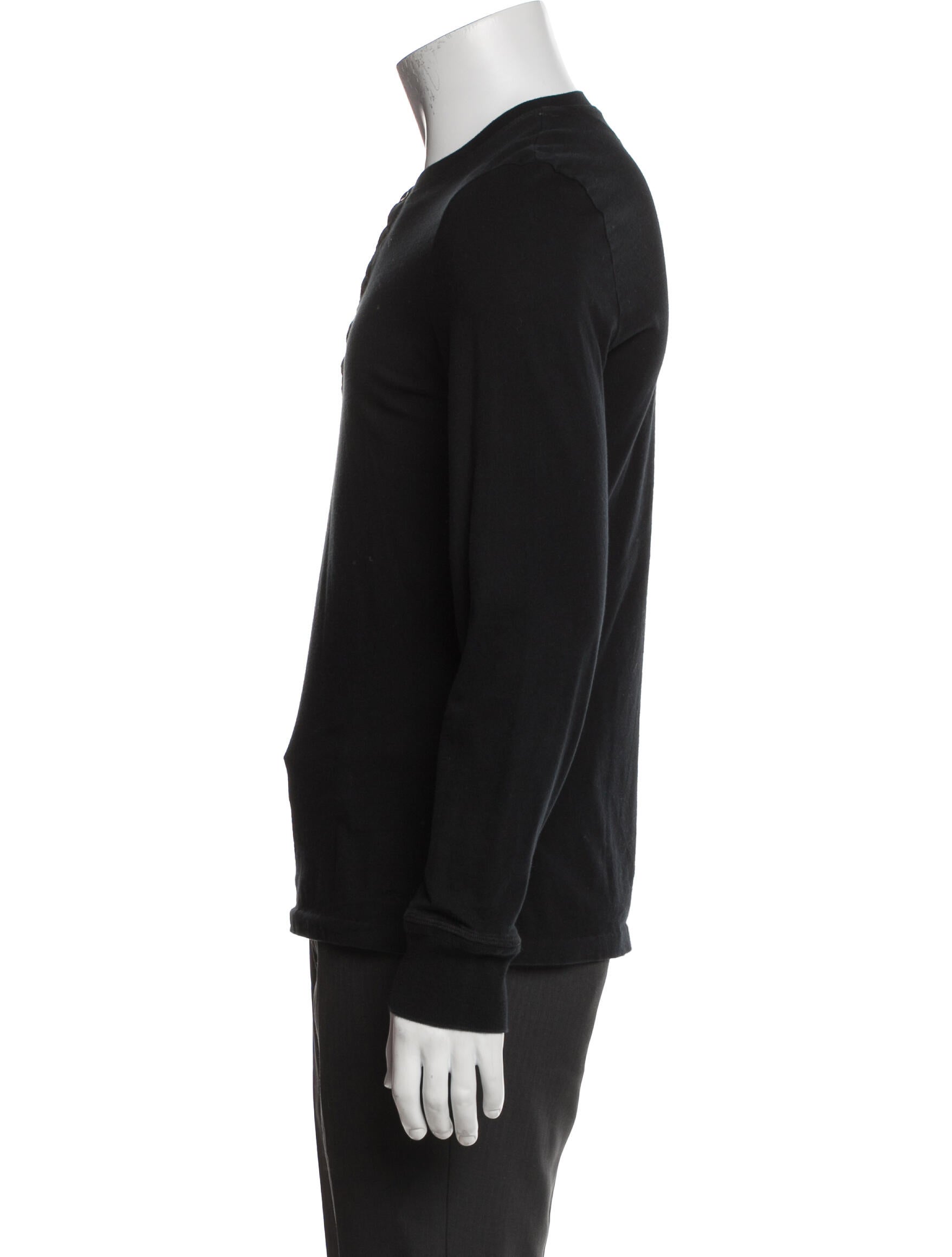 Tom Ford Crew Neck Long Sleeve Polo Shirt