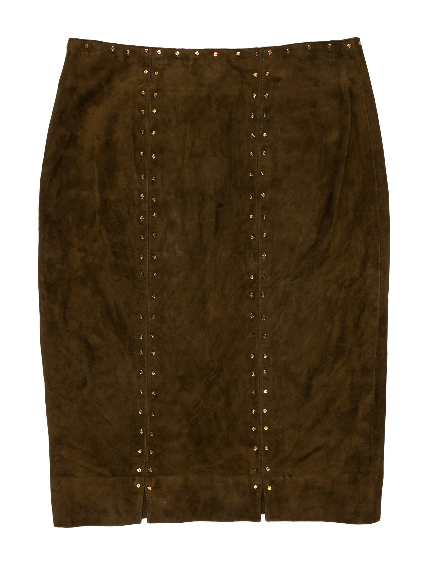 Tom Ford Suede Knee-Length Skirt