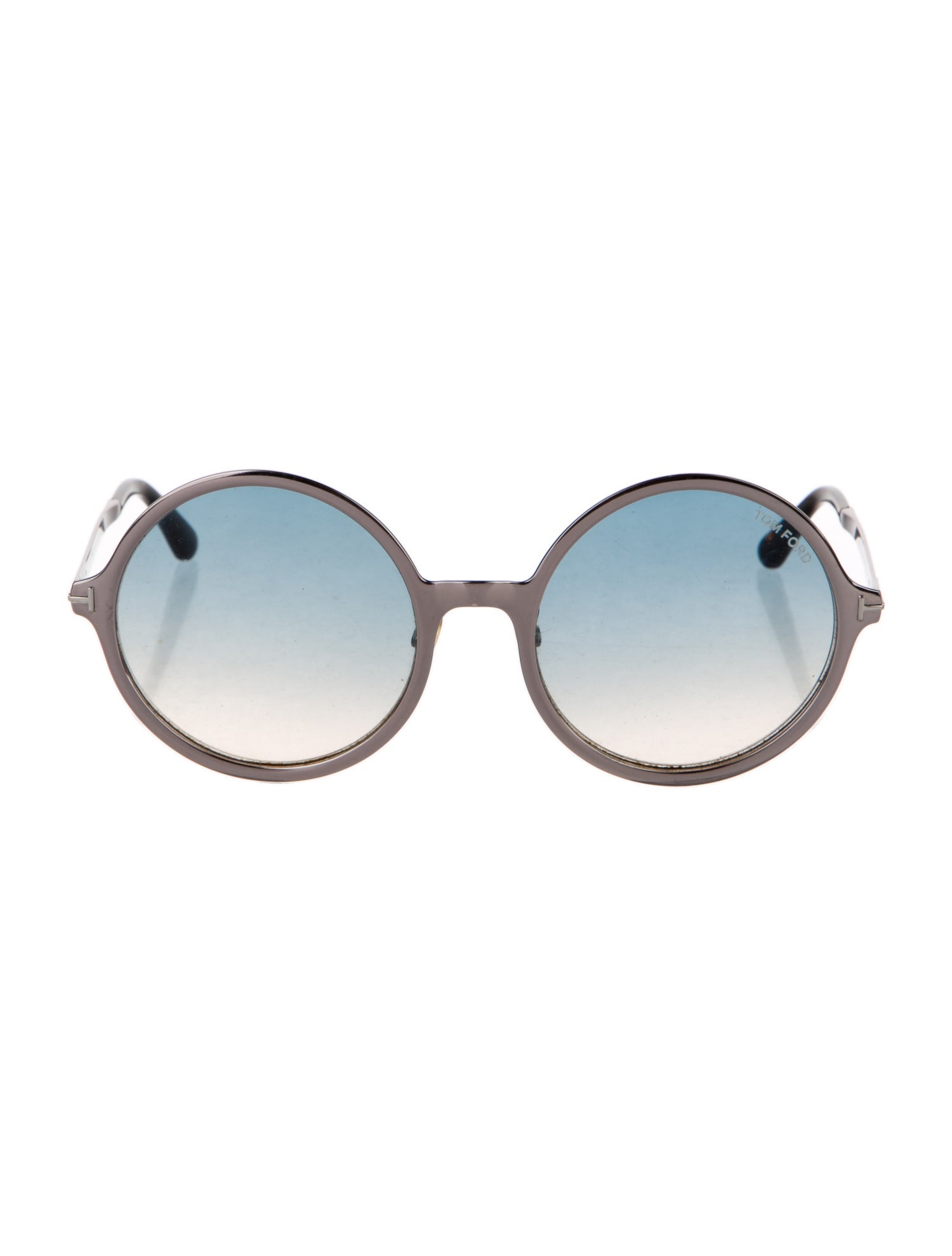 Tom Ford Round Gradient Sunglasses