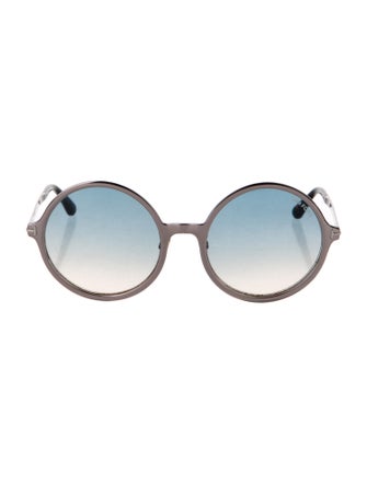 Tom Ford Round Gradient Sunglasses