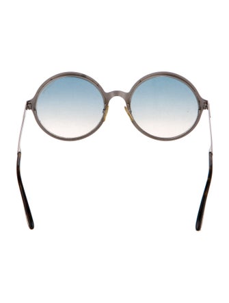 Tom Ford Round Gradient Sunglasses