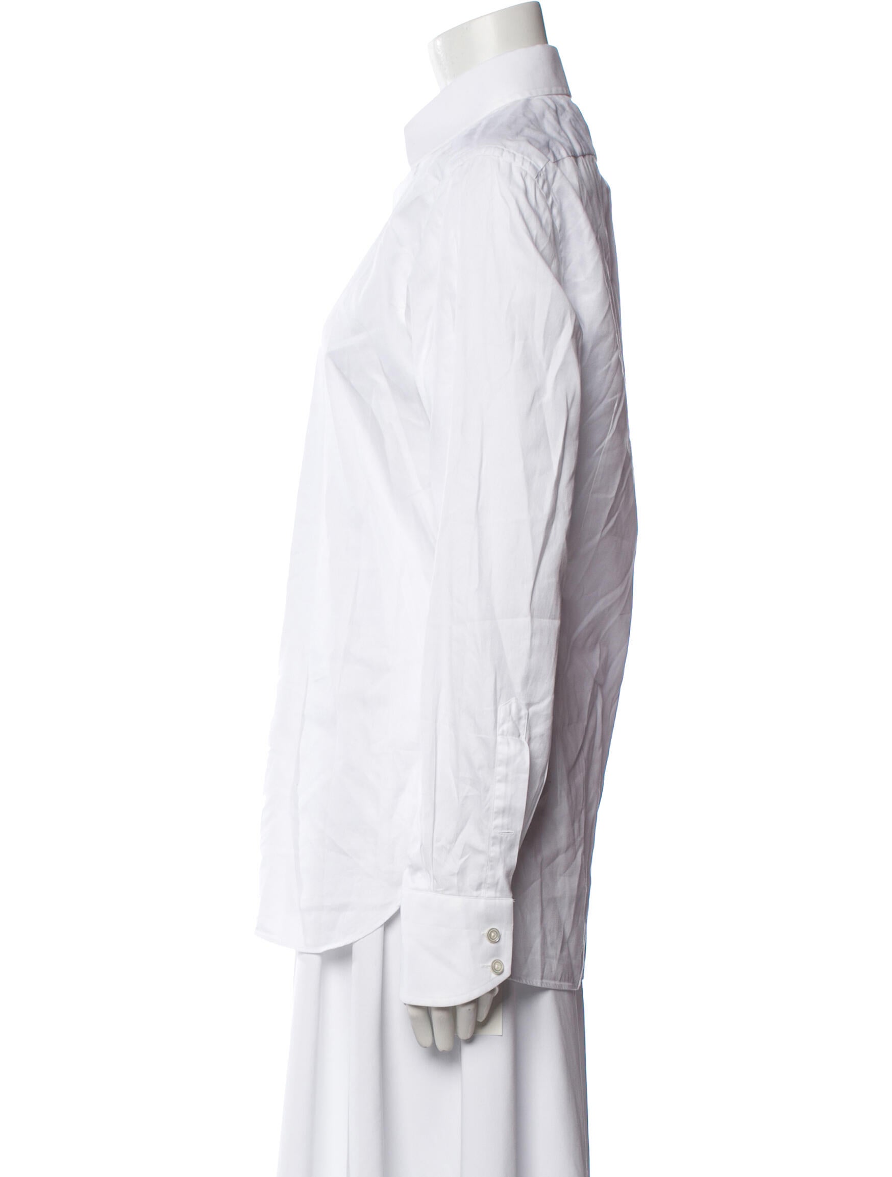 Tom Ford Long Sleeve Button-Up Top