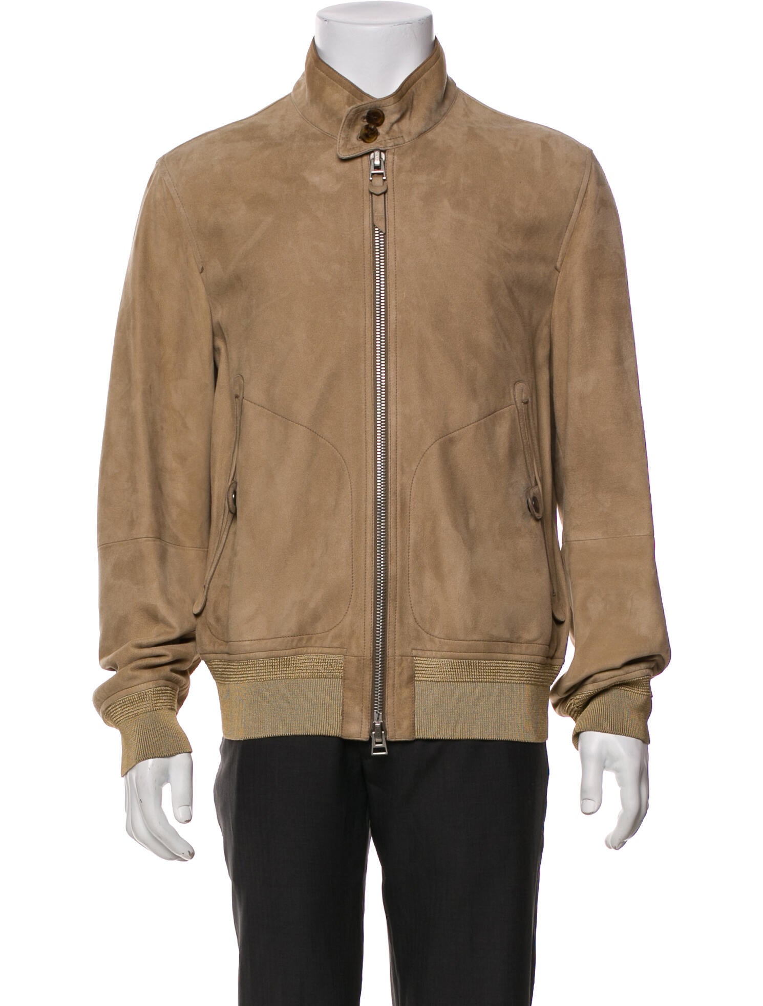 Tom Ford Lamb Leather Bomber Jacket