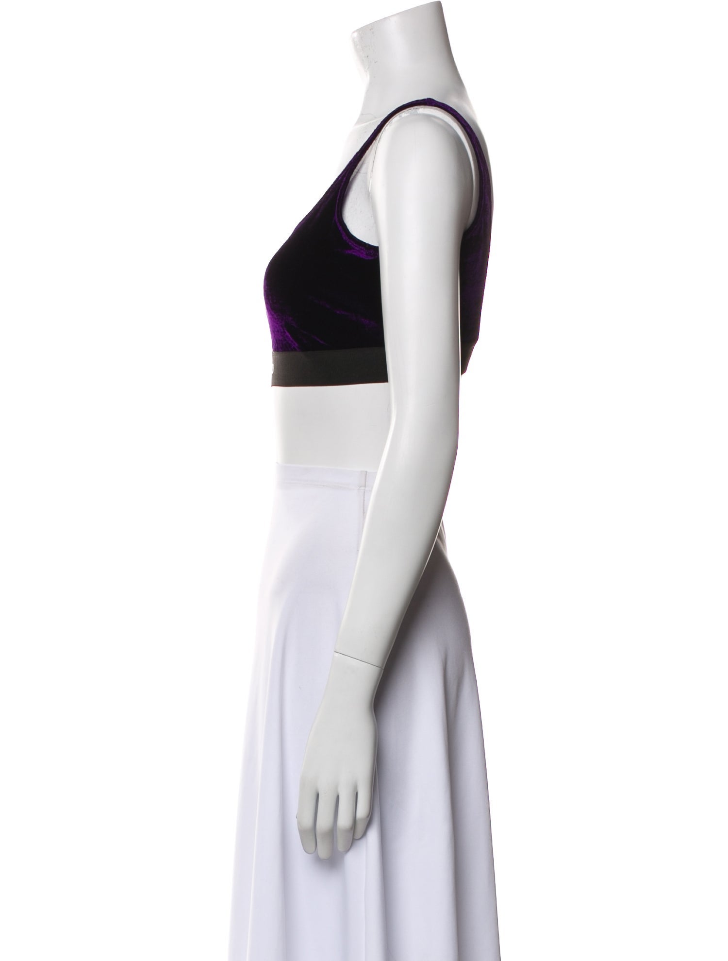 Tom Ford Scoop Neck Sleeveless Crop Top