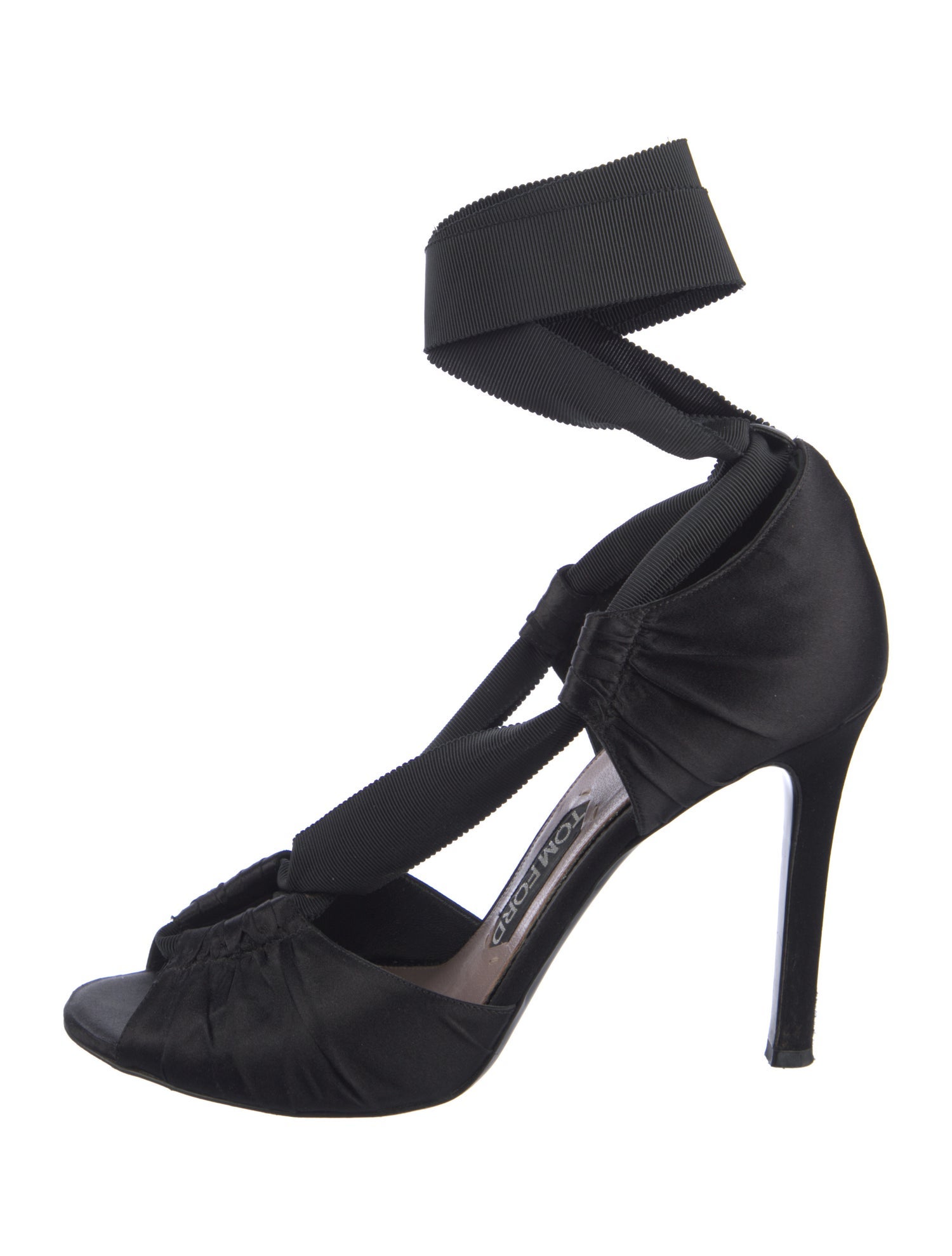 Tom Ford Satin Gladiator Sandals