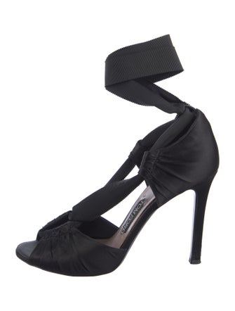 Tom Ford Satin Gladiator Sandals