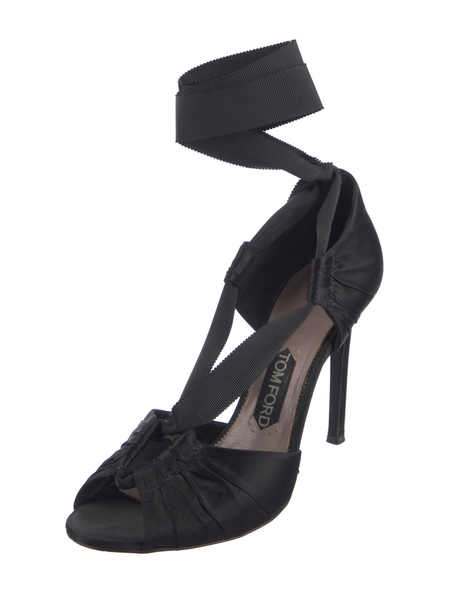 Tom Ford Satin Gladiator Sandals