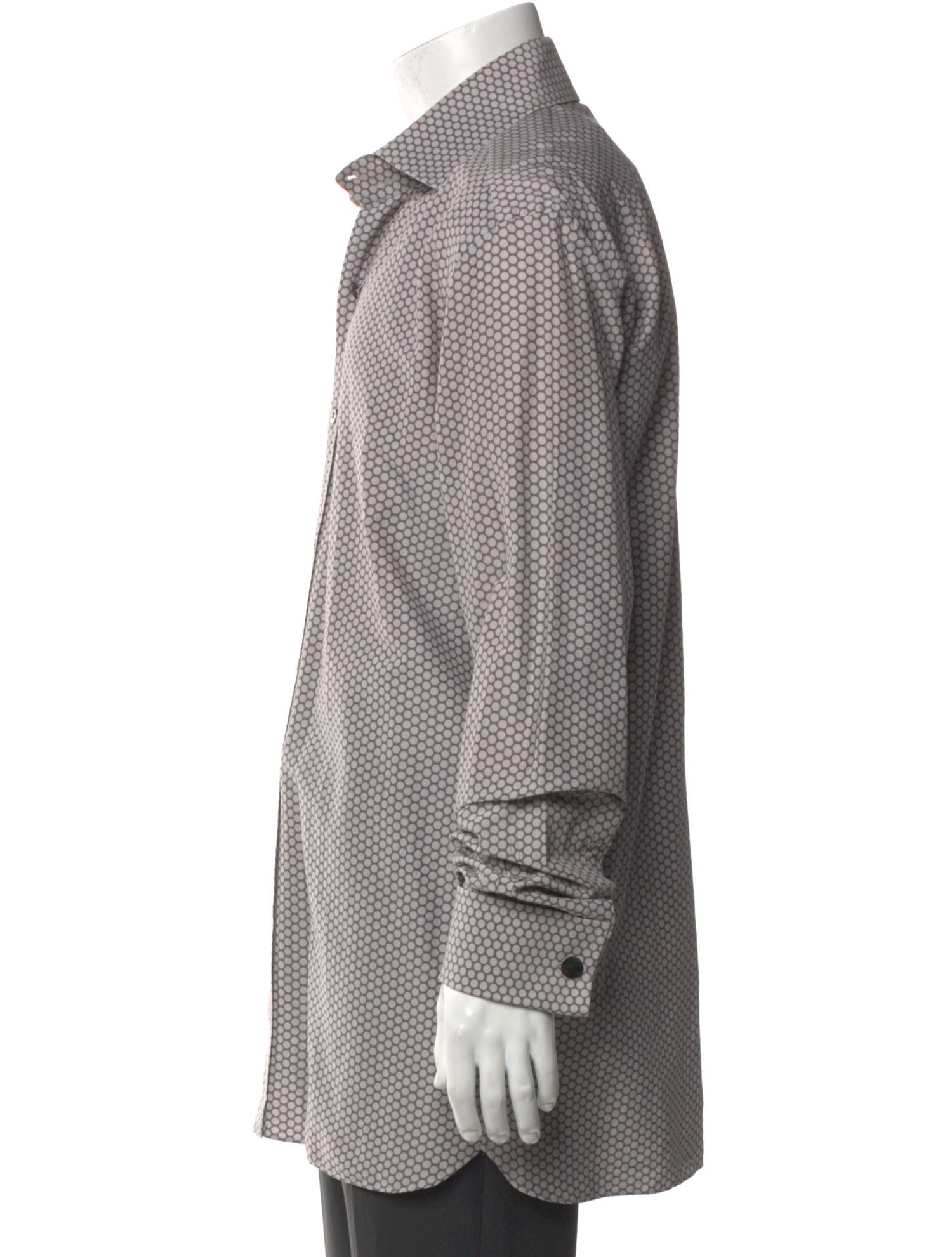 Tom Ford Polka Dot Print Long Sleeve Dress Shirt