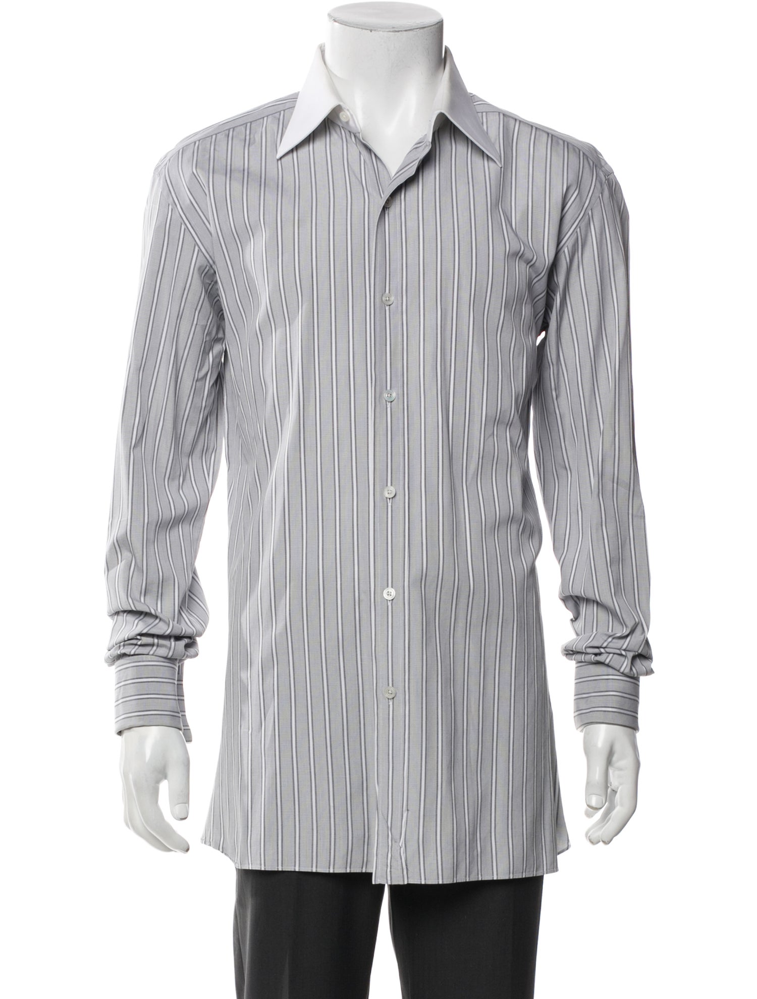 Tom Ford Striped Long Sleeve Shirt