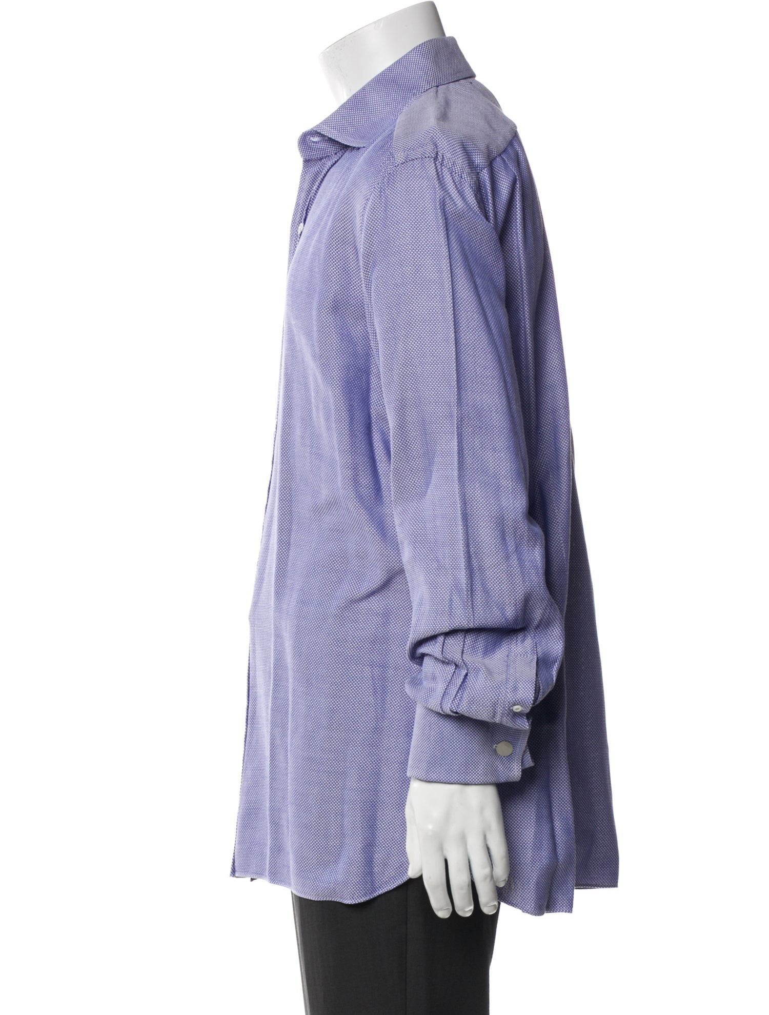 Tom Ford Plaid Print Long Sleeve Shirt