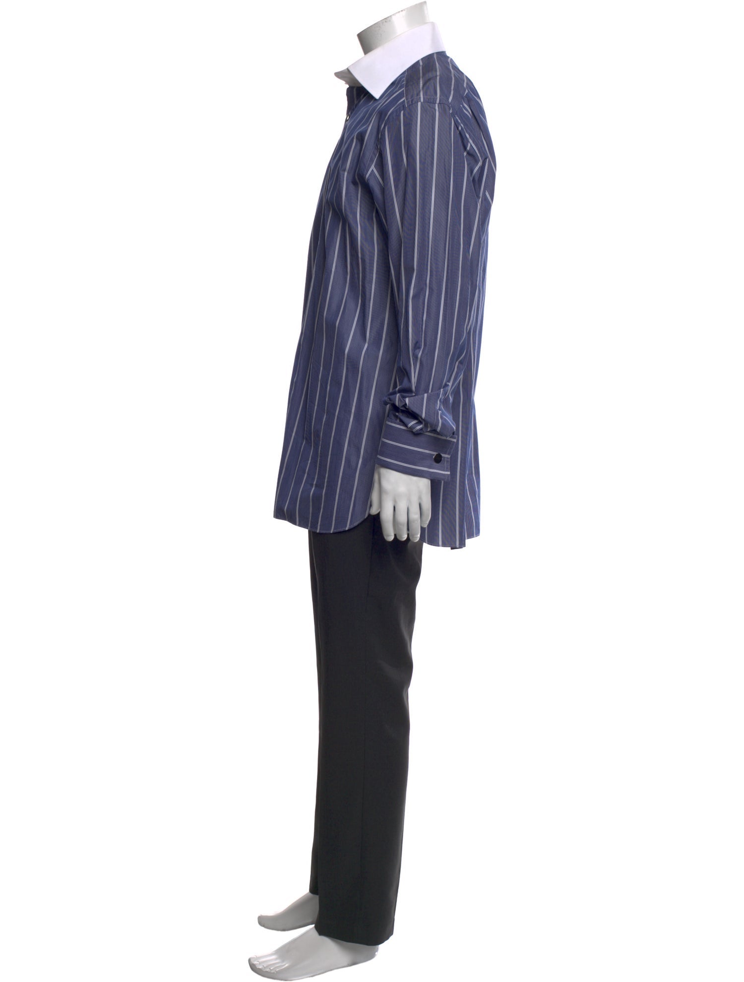 Tom Ford Striped Long Sleeve Dress Shirt