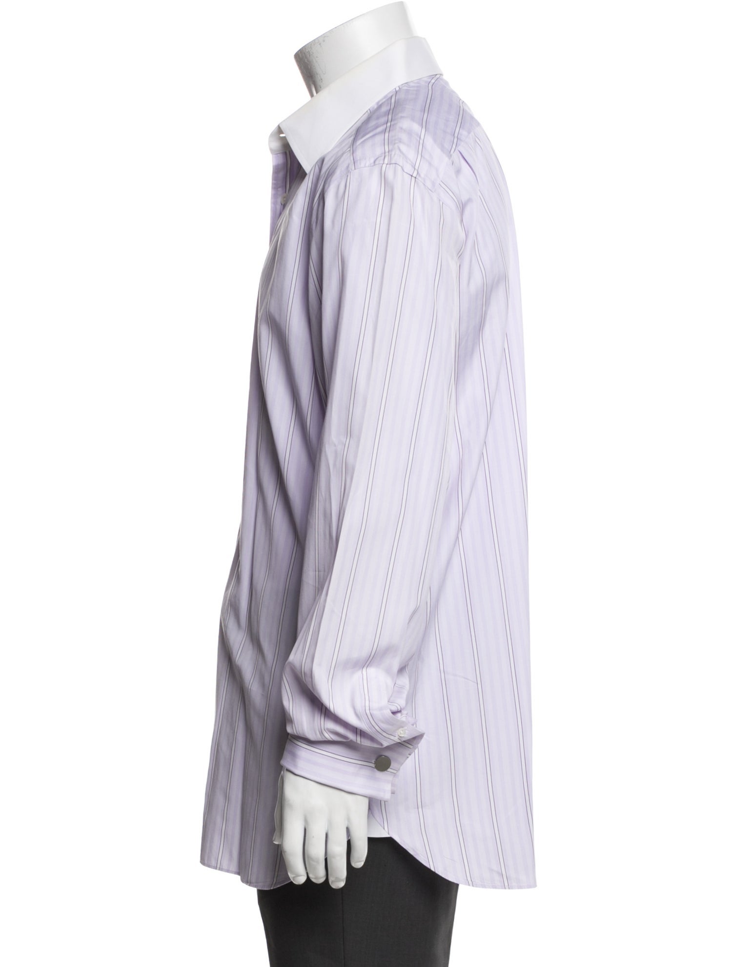 Tom Ford Striped Long Sleeve Dress Shirt