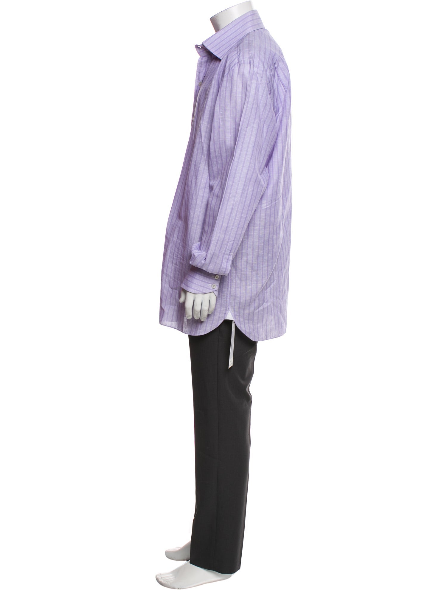 Tom Ford Striped Long Sleeve Dress Shirt