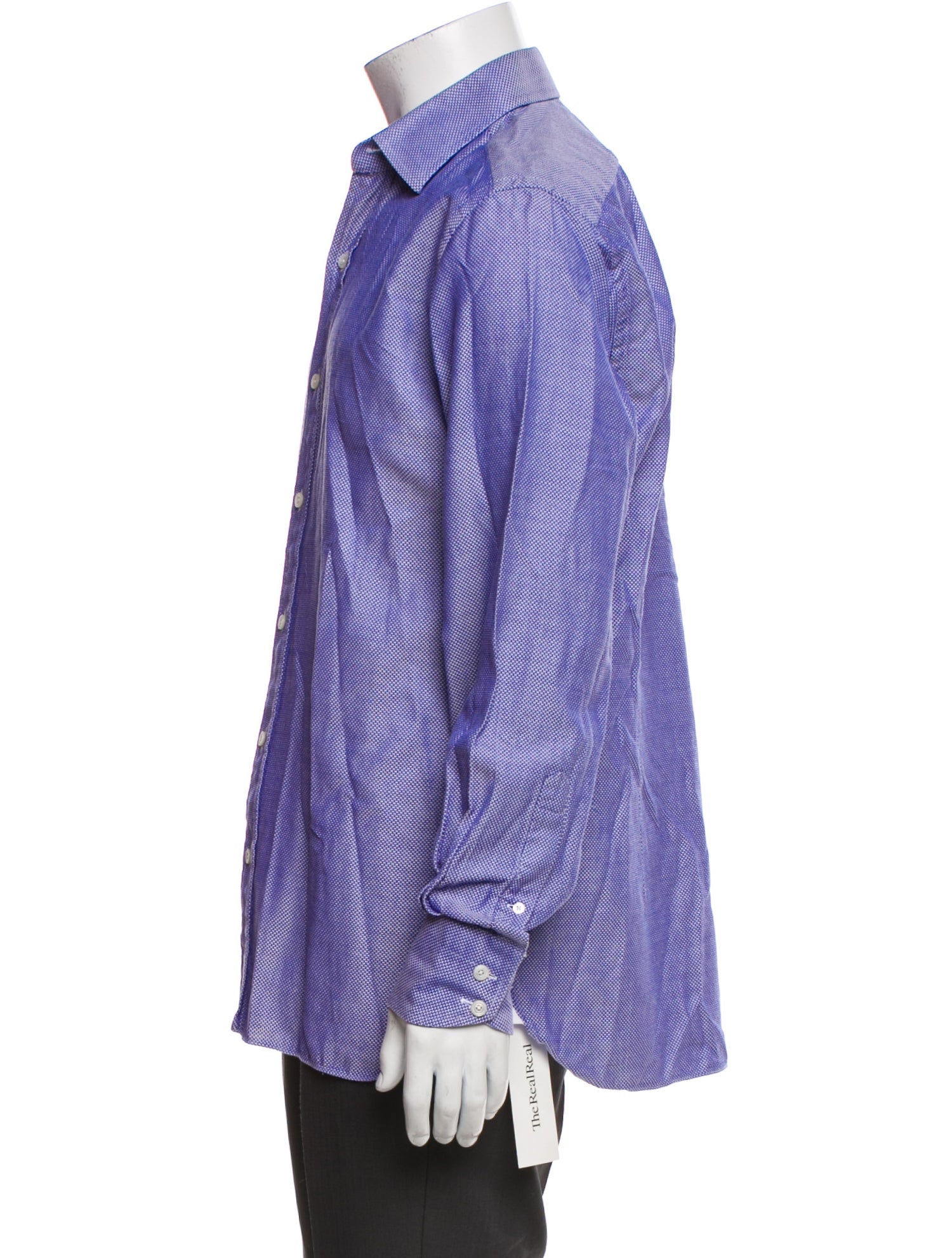 Tom Ford Plaid Print Long Sleeve Shirt