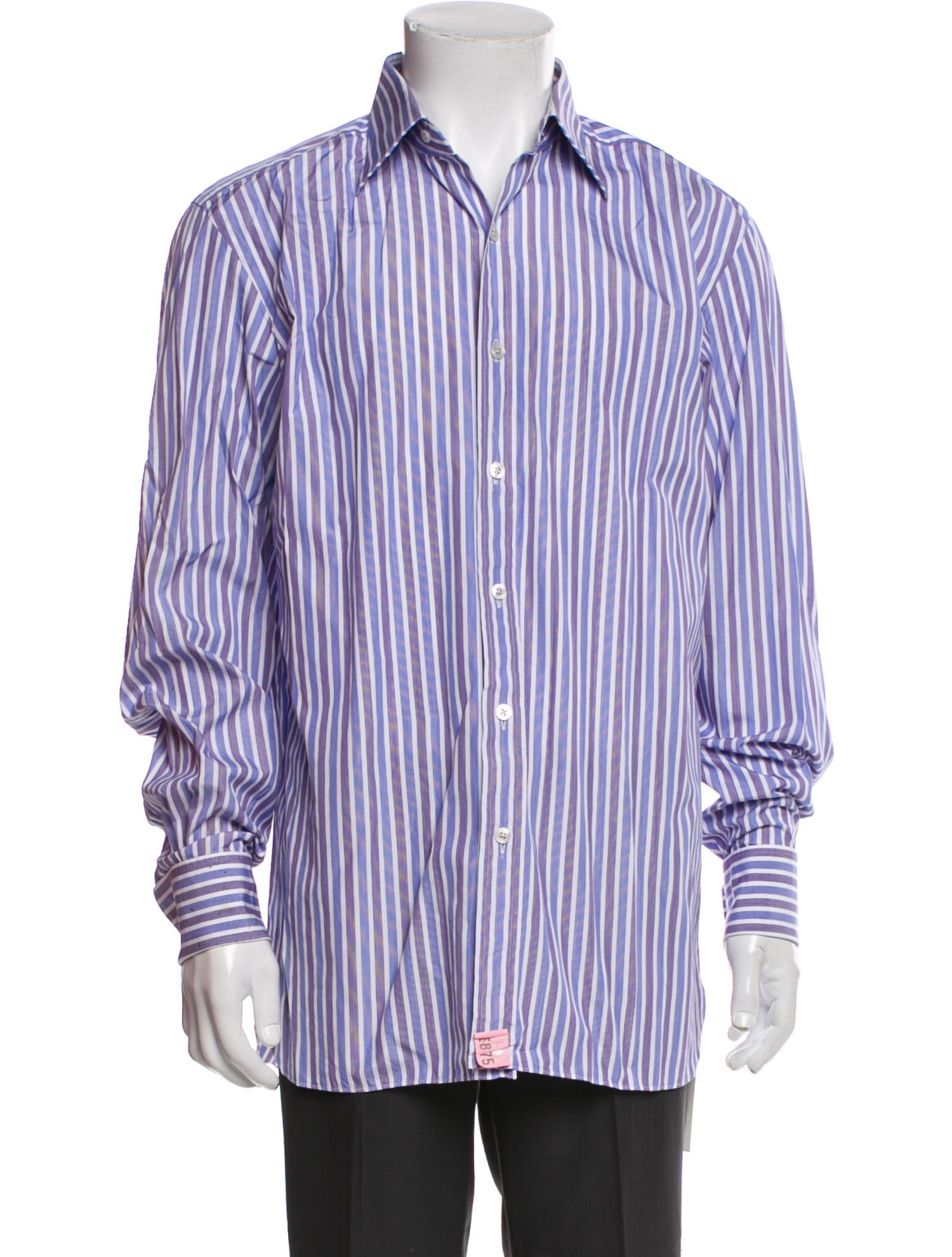 Tom Ford Striped Long Sleeve Dress Shirt