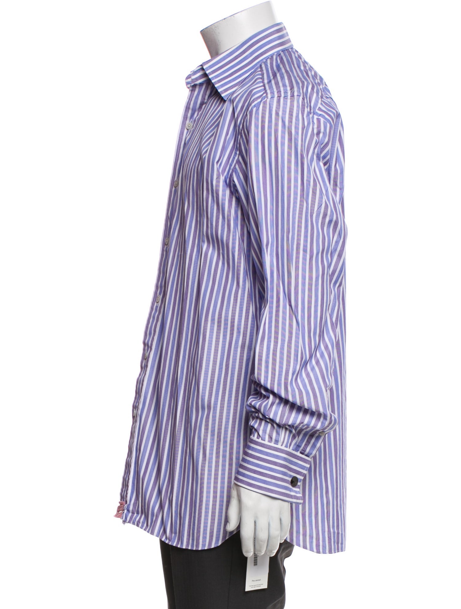 Tom Ford Striped Long Sleeve Dress Shirt