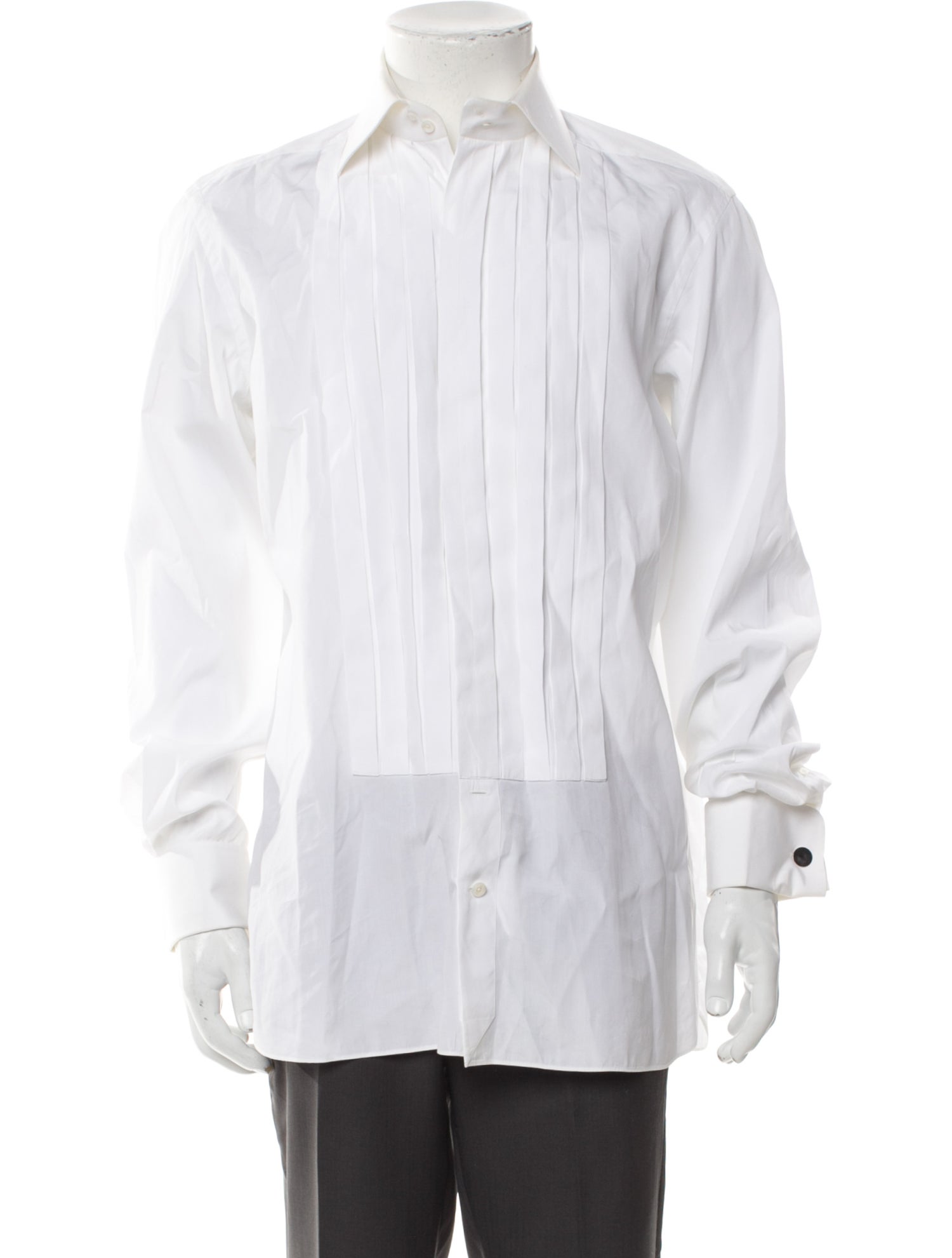 Tom Ford Long Sleeve Tuxedo Shirt