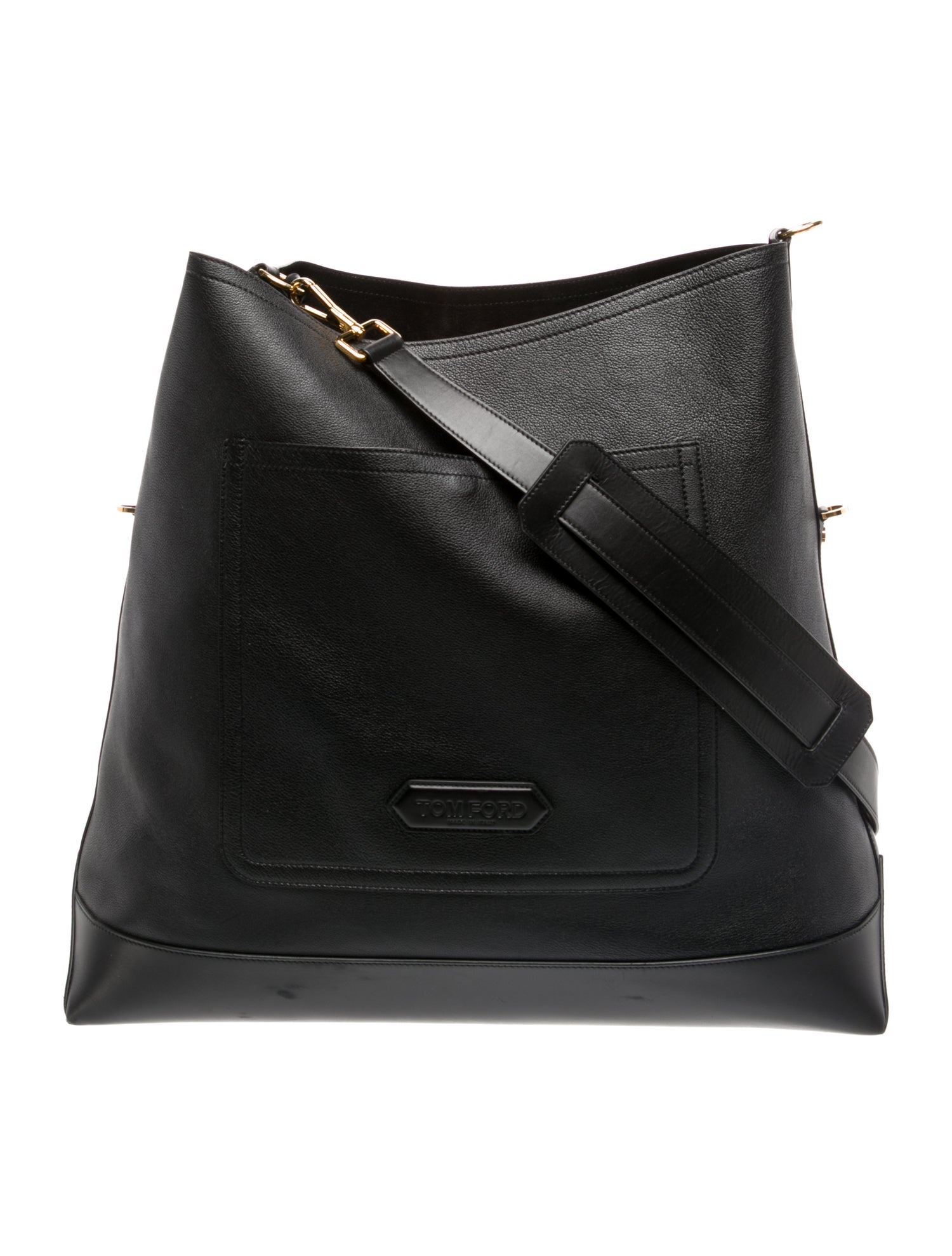 Tom Ford Leather Messenger Bag