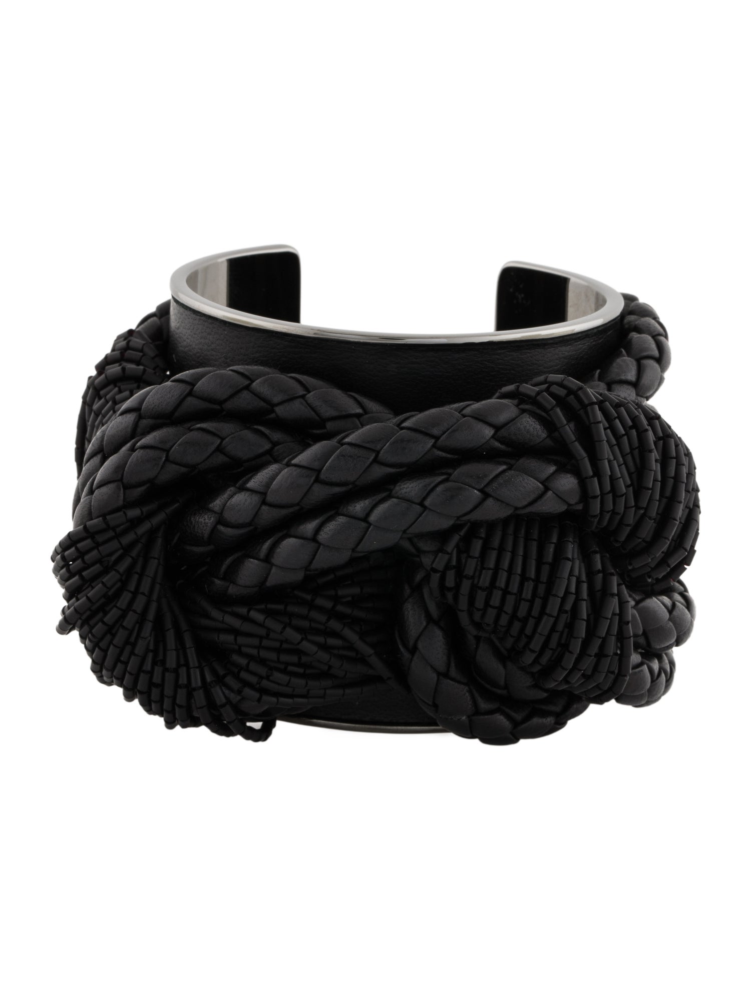 Tom Ford Leather Knot Cuff Bracelet