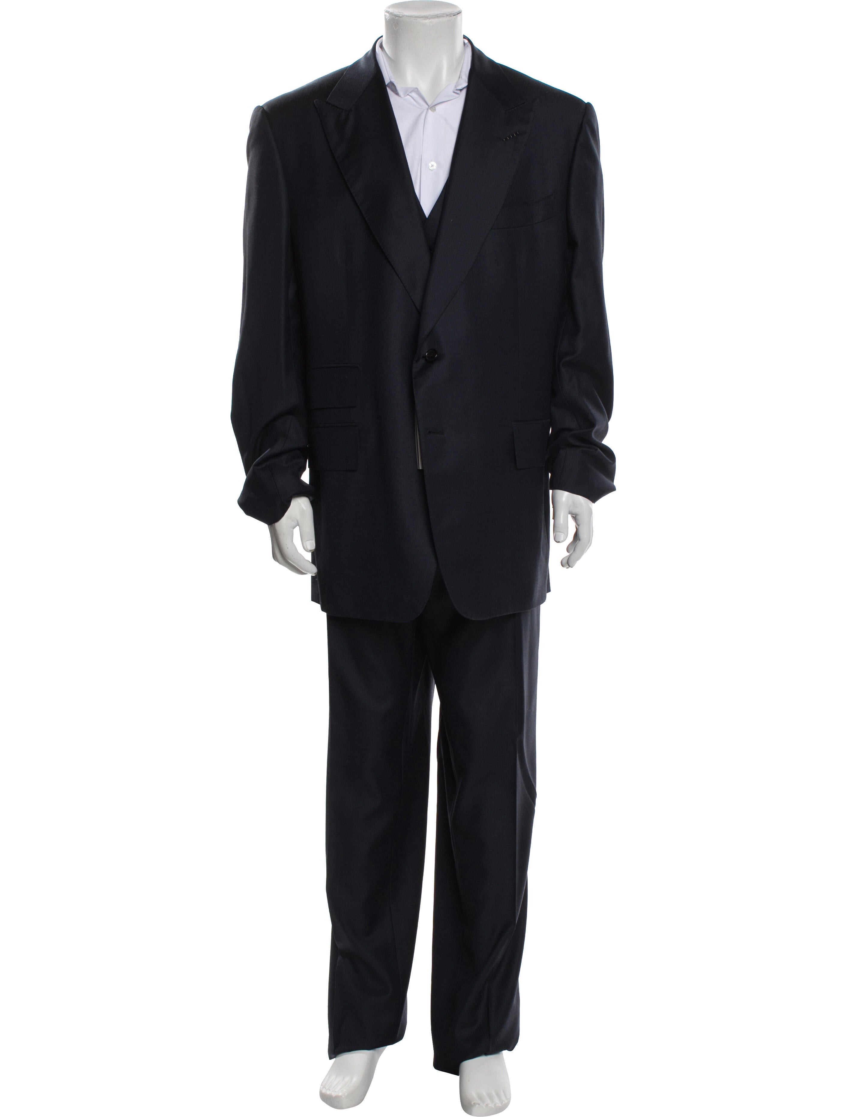 Tom Ford Wool Three-Piece Suit w/ Tags