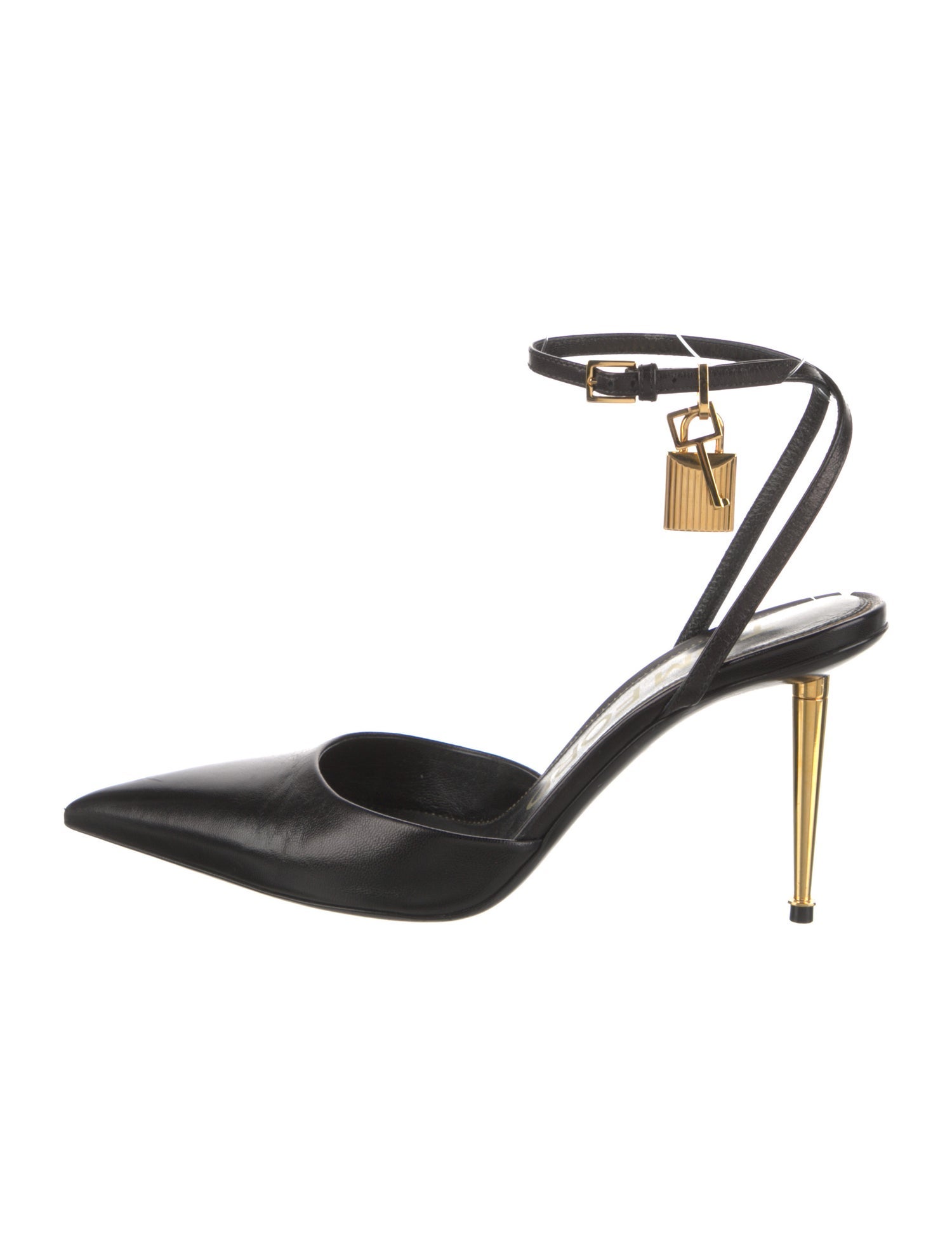 Tom Ford Leather D'Orsay Pumps