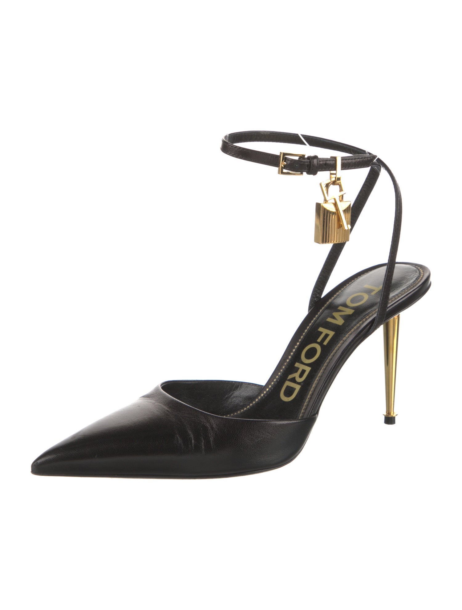 Tom Ford Leather D'Orsay Pumps
