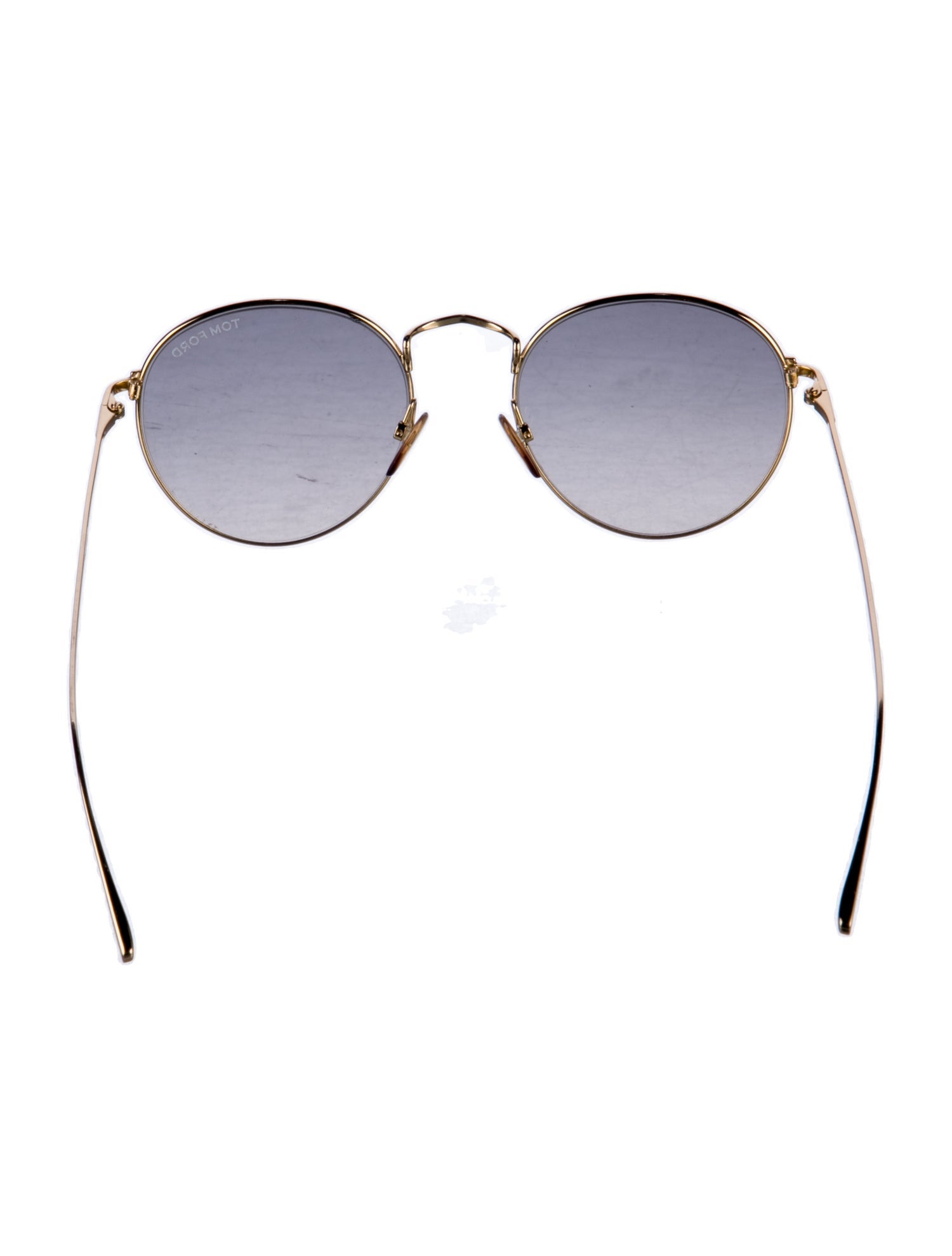 Tom Ford Round Gradient Sunglasses