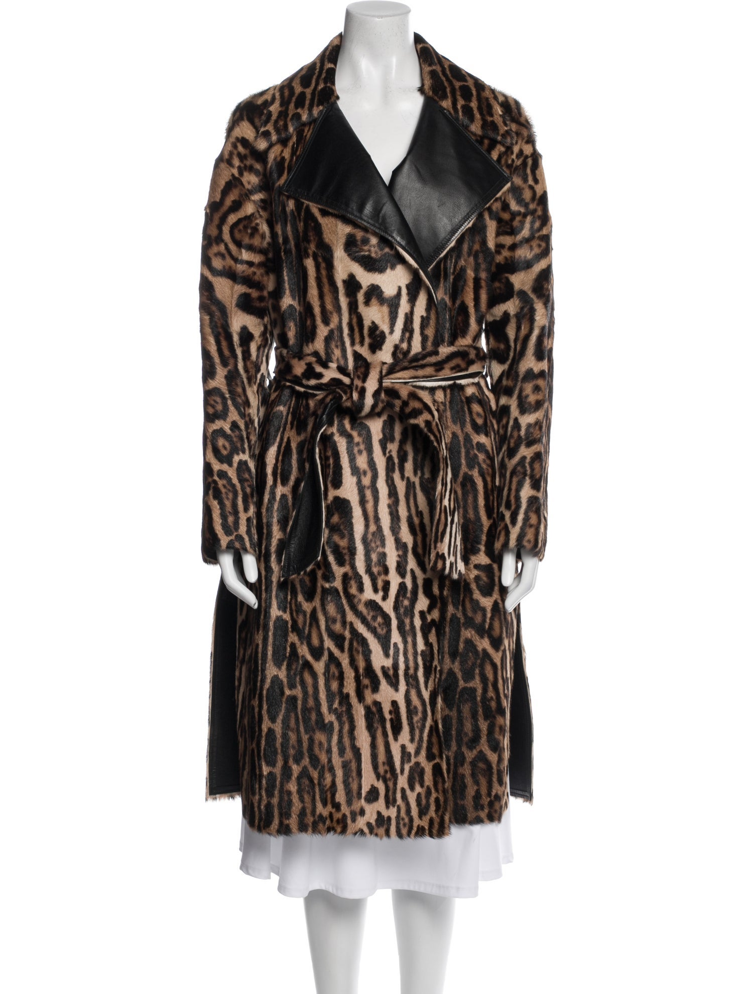 Tom Ford Fur Animal Print Fur Coat
