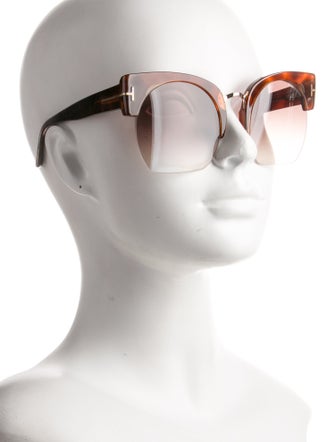 Tom Ford Square Gradient Sunglasses